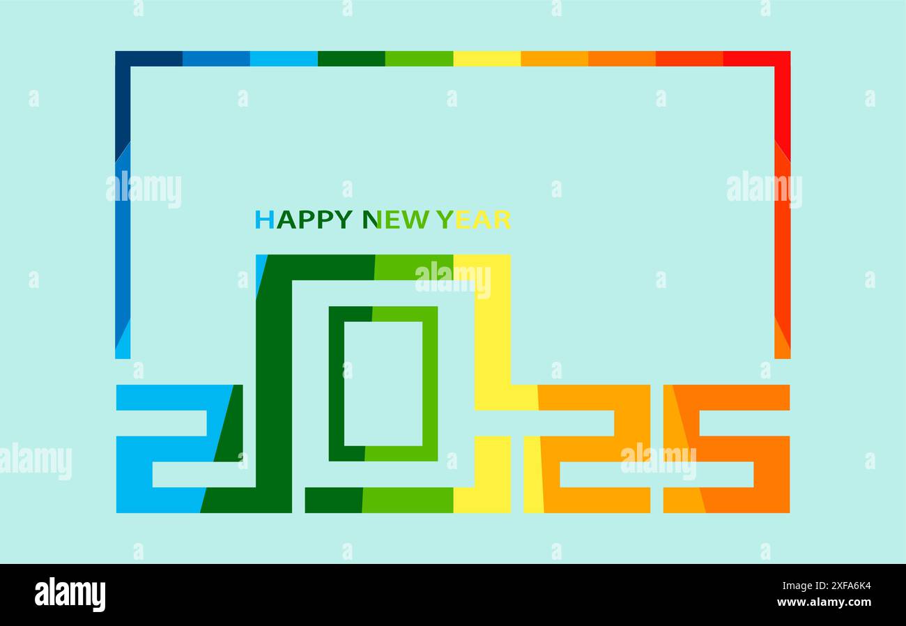 Bonne année 2023, motif de fête sur fond de couleur pour carte d'invitation, Joyeux Noël, bonne année 2023, cartes de vœux Illustration de Vecteur