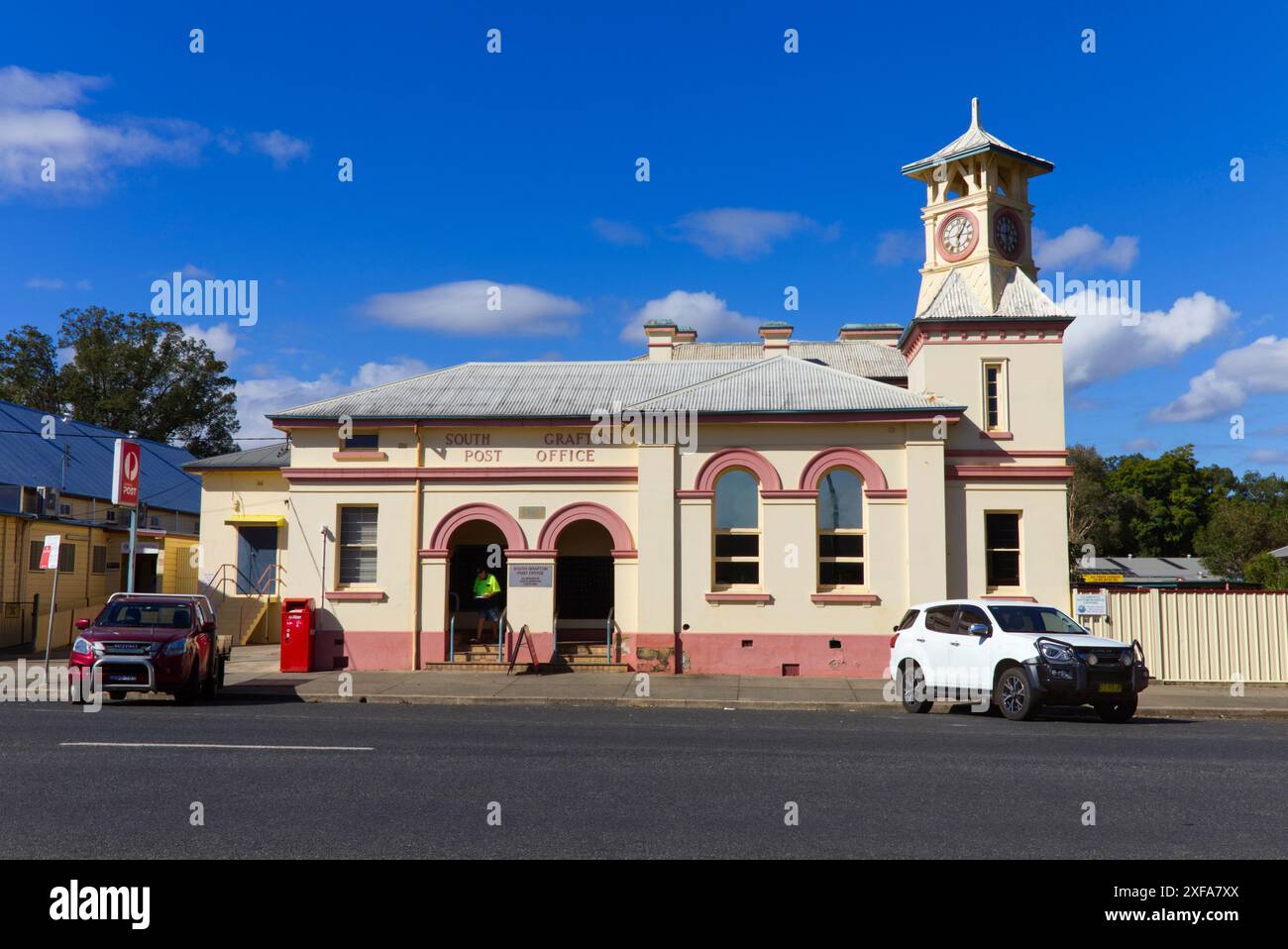 Le South Grafton Post Office, un point de repère important situé à South Grafton, en Nouvelle-Galles du Sud, en Australie. Banque D'Images