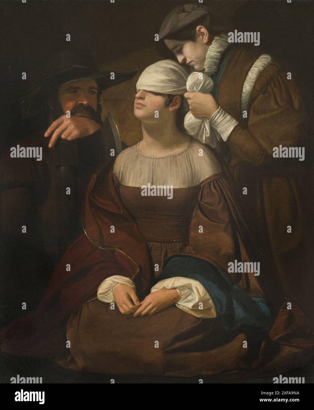 Lady Jane Grey de George Whiting Flagg Preparing for Execution (1835). Le Henry Luce II Center for the Study of American culture, New York. Banque D'Images