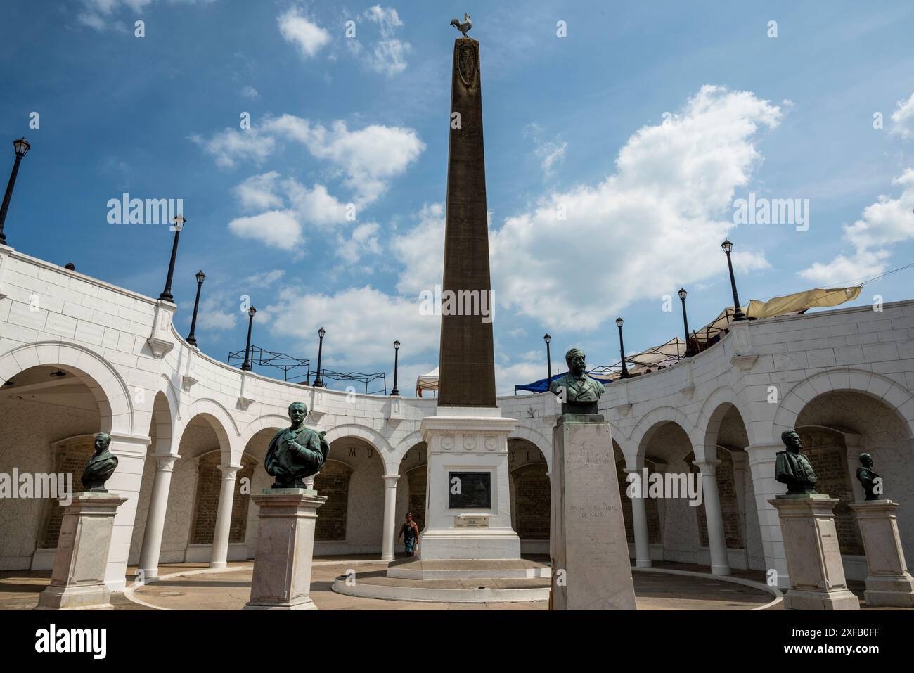 Plaza de Francia, place de la ville d'origine, maintenant place française dédiée au rôle de la France dans la construction du canal de Panama., Casco Viejo, le vieux centre-ville, P Banque D'Images