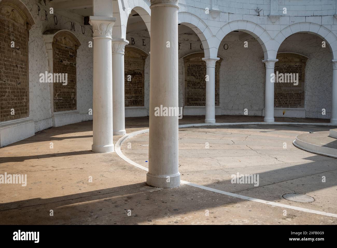 Plaza de Francia, place de la ville d'origine, maintenant place française dédiée au rôle de la France dans la construction du canal de Panama., Casco Viejo, le vieux centre-ville, P Banque D'Images