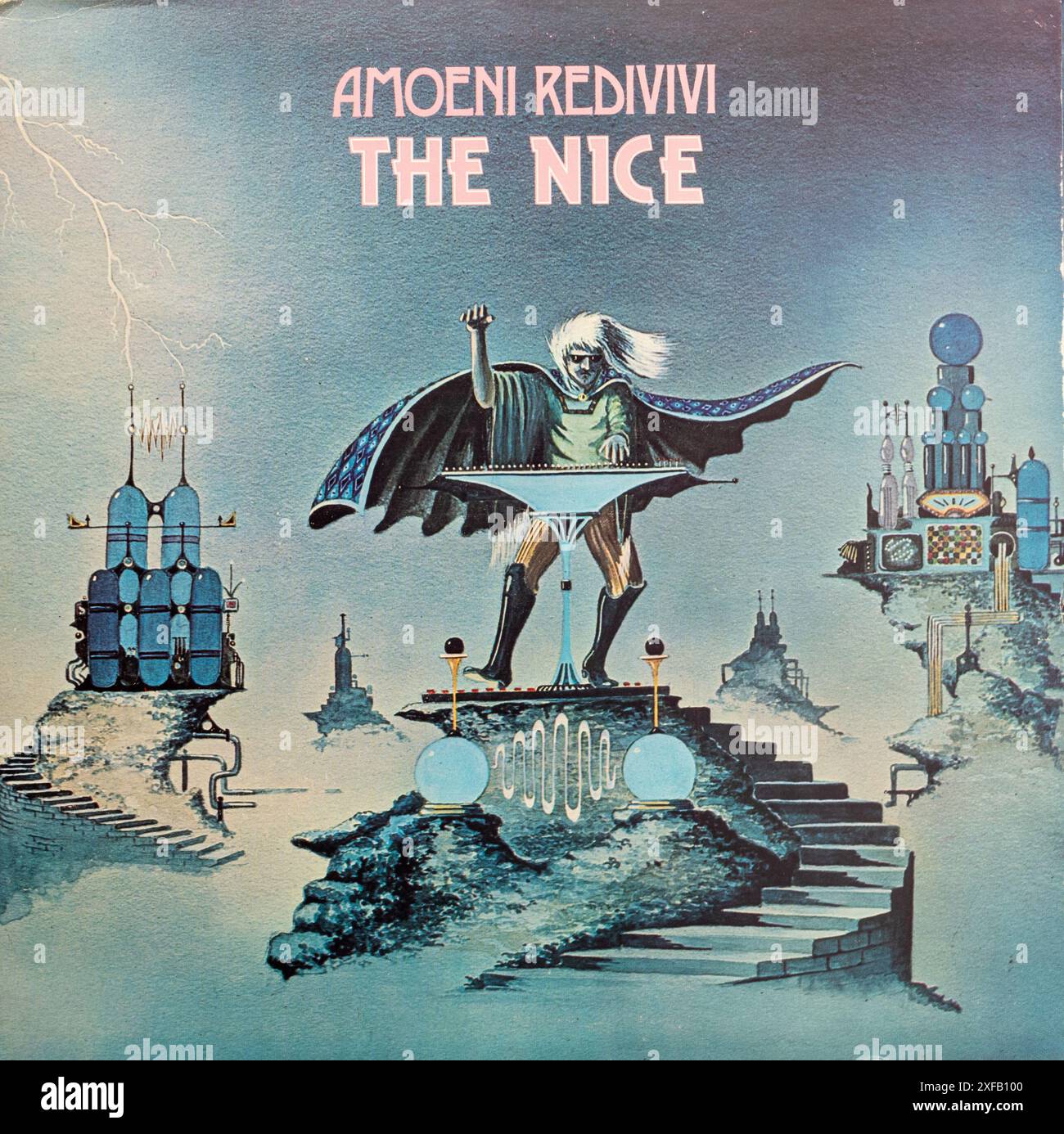 L'album Nice d'Amoeni Redivivi, couverture de disque vinyle LP Banque D'Images