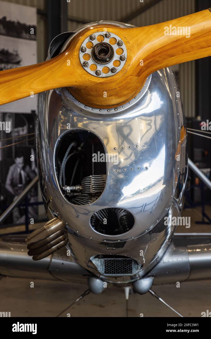 Ryan STM-S2, construit en 1940, exposé au Shuttleworth Festival of Flight, juin 2024 Banque D'Images
