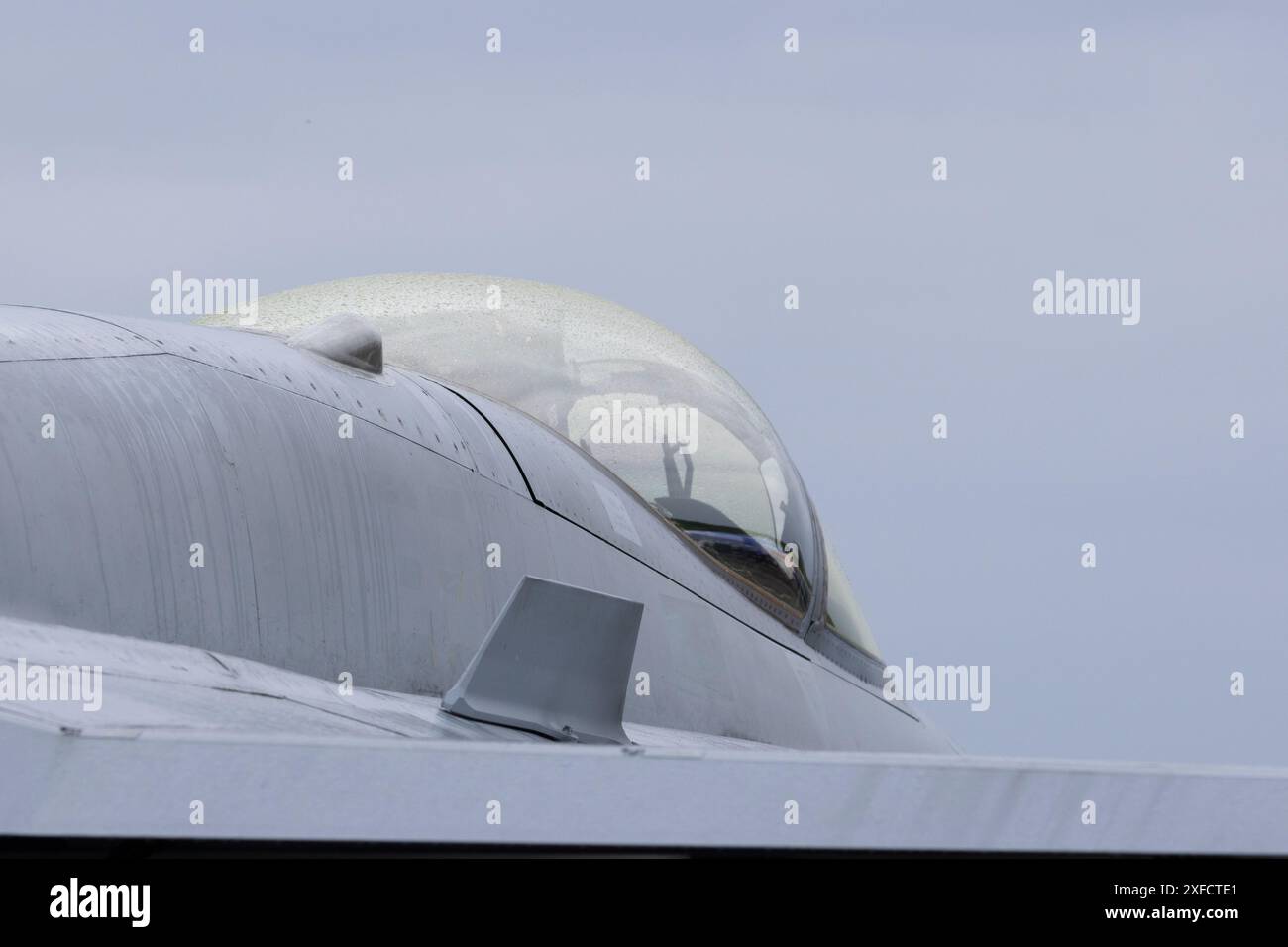 Chasseur à réaction f-18 Hornet de l'armée de l'air finlandaise Banque D'Images