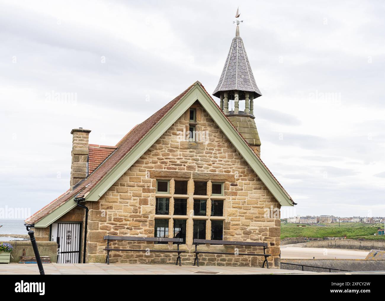 Cullercoats Watch House, bâtiment classé Grade II à Cullercoats, North Tyneside Banque D'Images