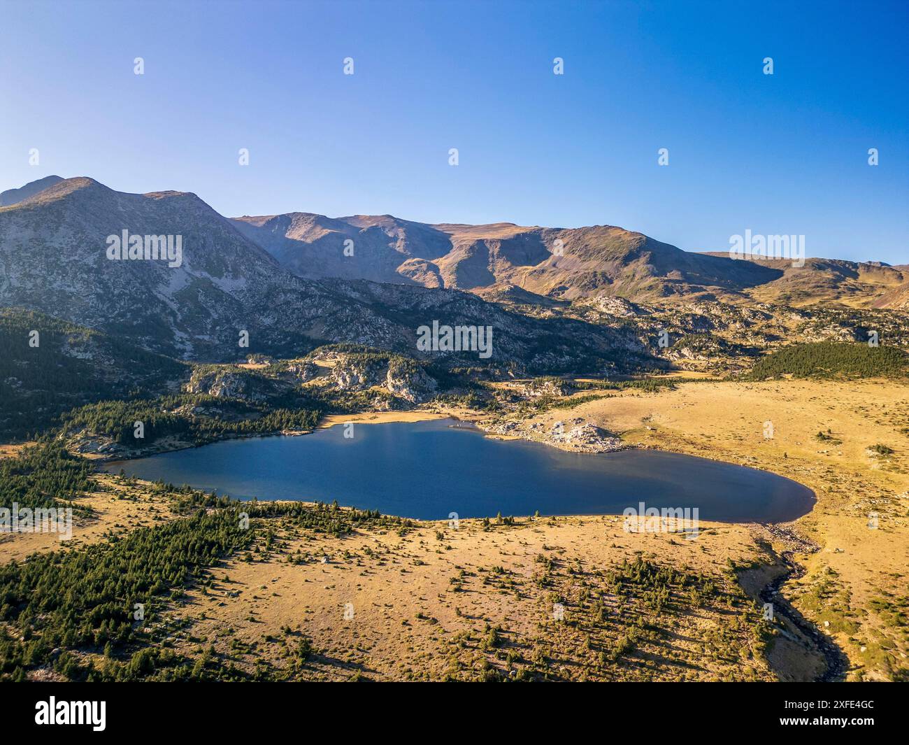 France, Pyrénées-Orientales, Haut-Conflent, région du Capcir, parc naturel régional des Pyrénées catalanes, les lacs des Bouillouses, les étangs de Carlit, le Banque D'Images