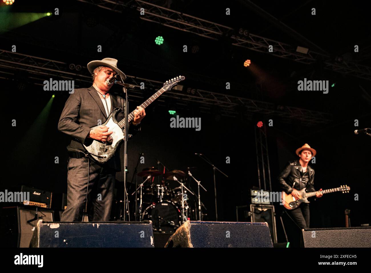 Les Libertines (Pete Doherty) concert live au Circolo Magnolia - Segrate, Milan, Italie 02 juillet 2024 © Giorgia de Dato Banque D'Images