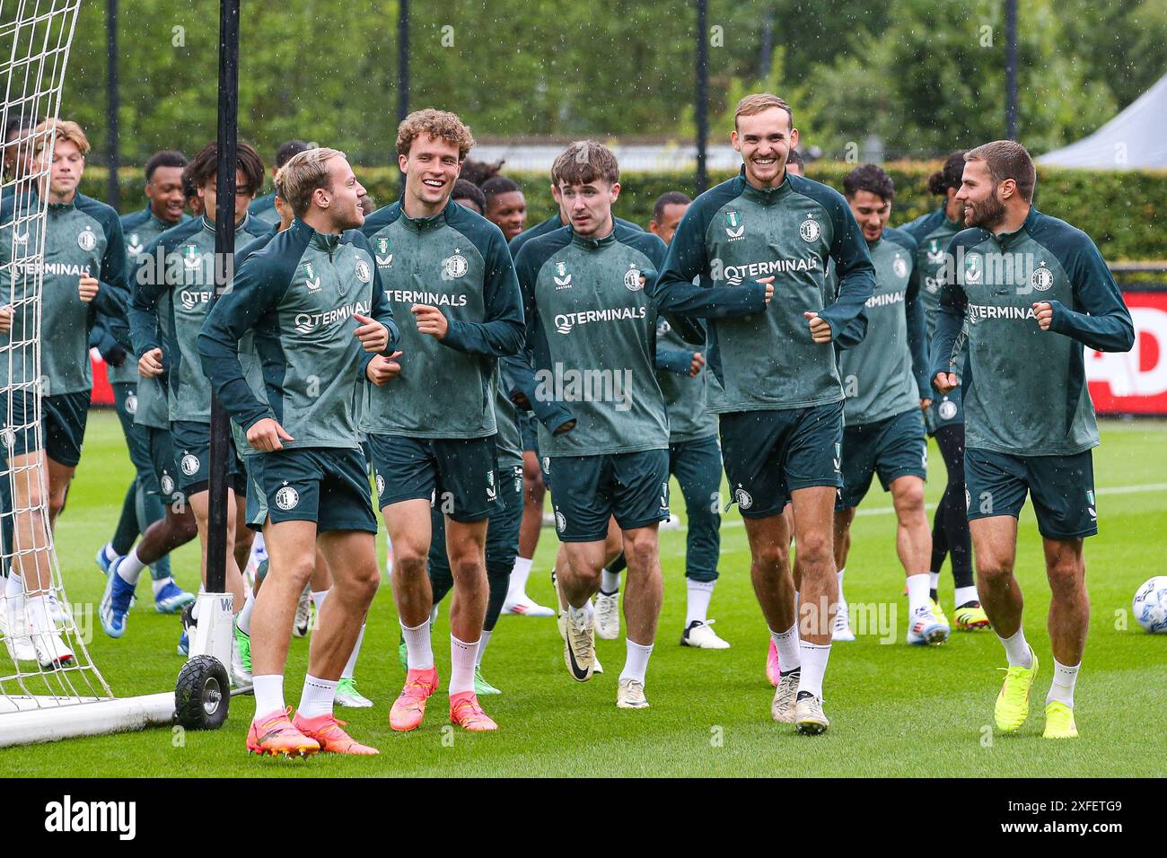 Rotterdam, pays-Bas. 03 juillet 2024. ROTTERDAM, 3-7-2024, terrain d'entraînement 1908, Néerlandais Eredivisie 2024/2025, premier entraînement Feyenoord, (photo de Pro Shots/SIPA USA) crédit : SIPA US/Alamy Live News Banque D'Images