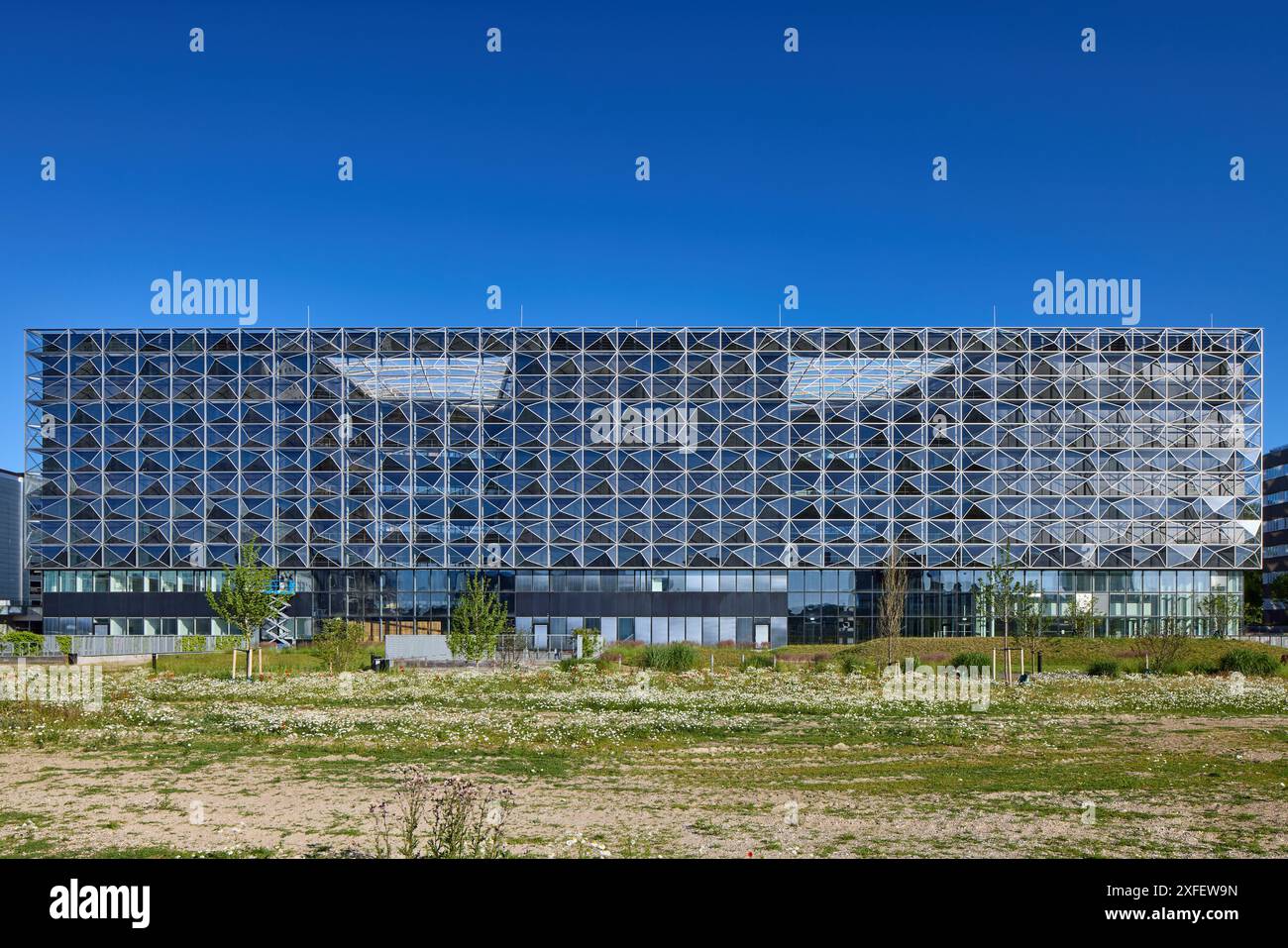 Niels Bohr Bygningen (Niels Bohr Building), conçu par Vilhelm Lauritzen Arkitekter, 2023 ; Université de Copenhague, Copenhague, Danemark Banque D'Images