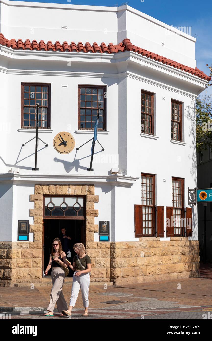 Georgian Revival Building, Stellenbosch, Western Cape Province, Afrique du Sud, Afrique Banque D'Images