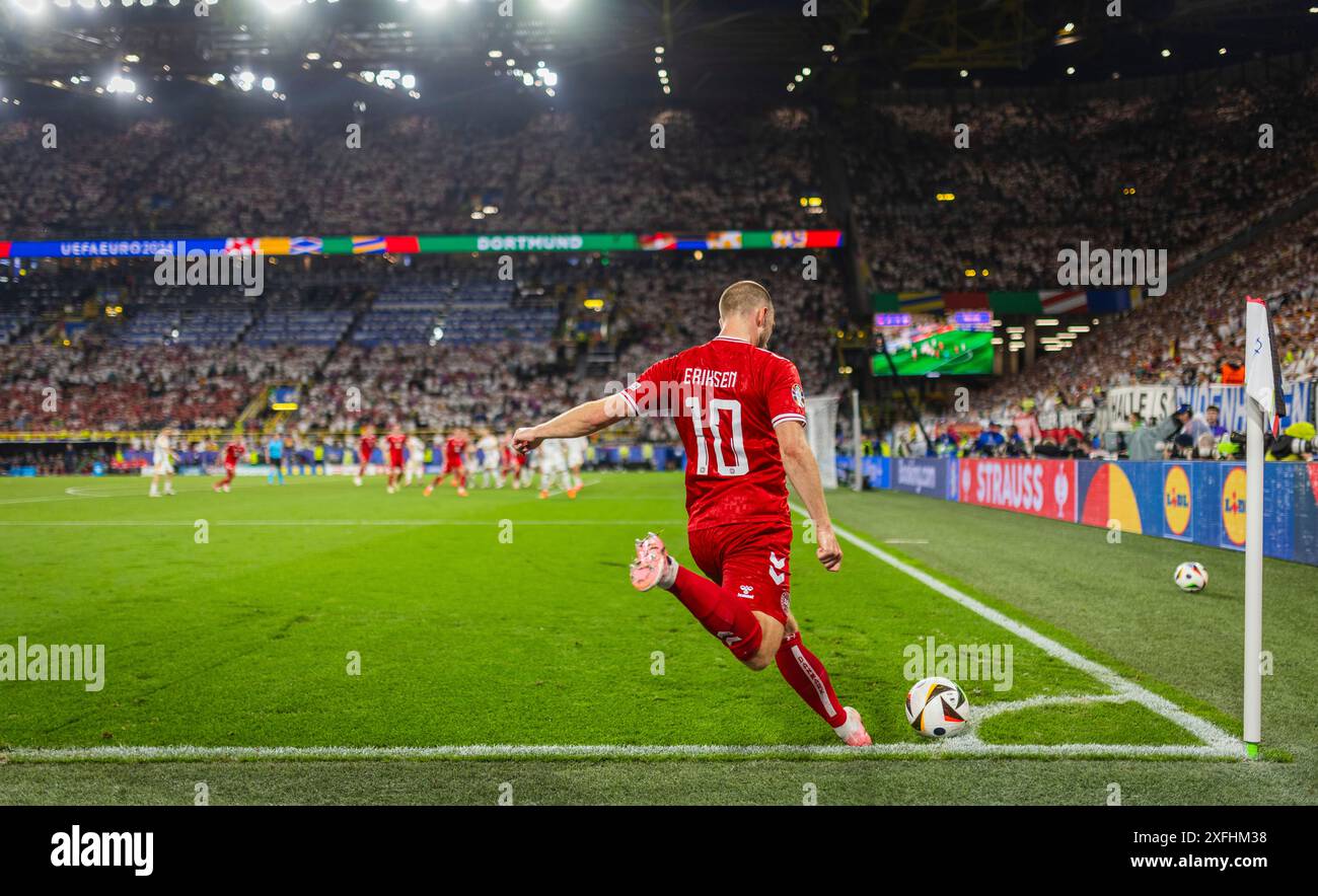 Dortmund, Allemagne. 29 juin 2024. Christian Eriksen (Danemark) Allemagne - Danemark Deutschland - Dänemark 29.06.2024 Copyright (nur für journalistisc Banque D'Images