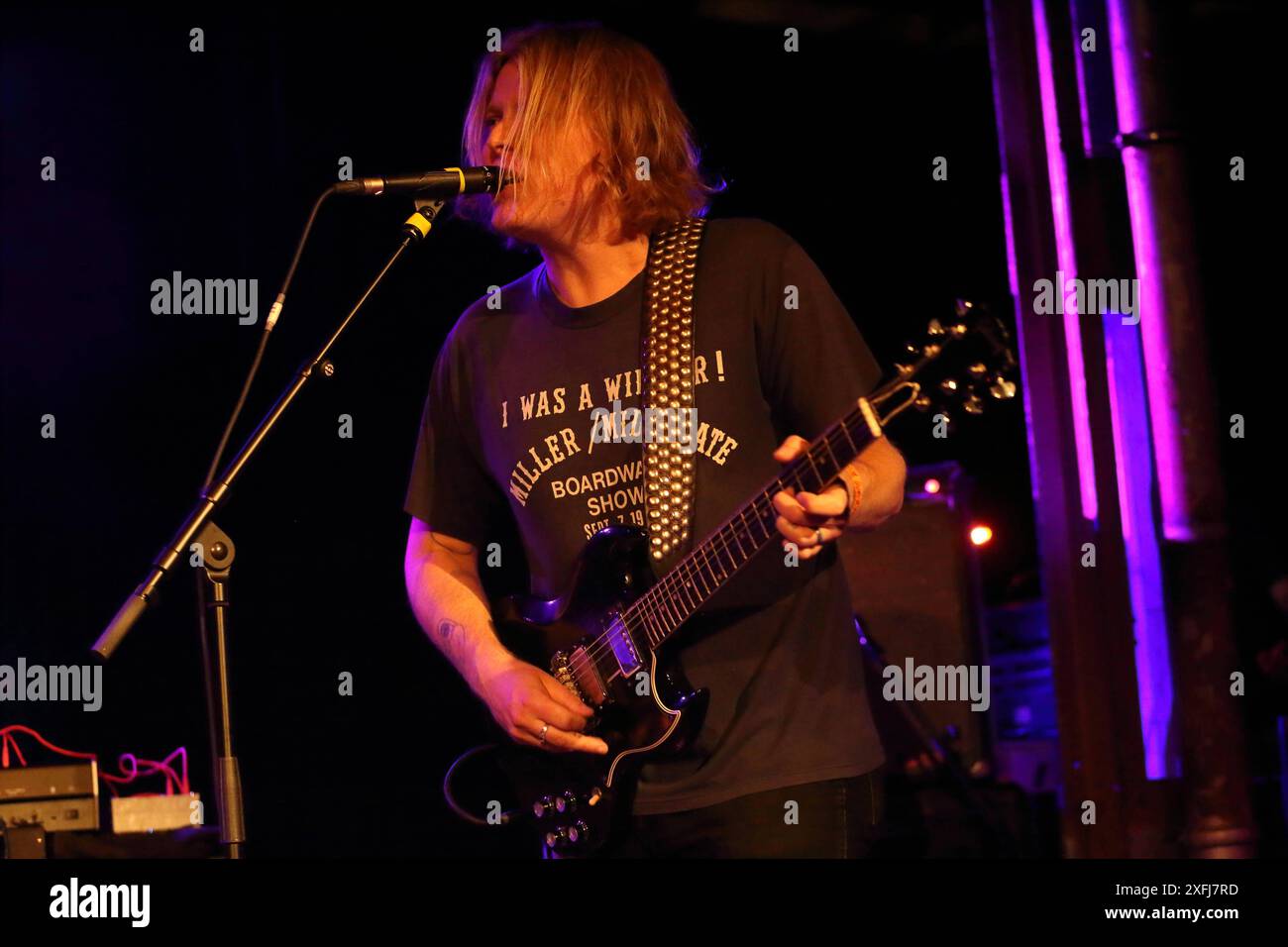 Ty Segall BEI einem Konzert im Festsaal Kreuzberg à Berlin, 3. Juillet 2024. Ty Segall Konzert Berlin *** Ty Segall lors d'un concert au Festsaal Kreuzberg à Berlin, le 3 juillet 2024 Ty Segall concert Berlin Banque D'Images