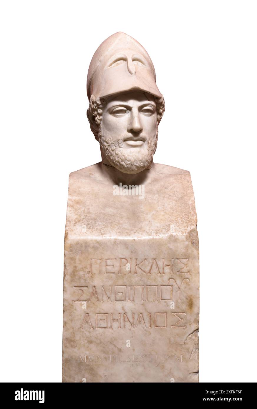 Pericles - homme politique grec et général pendant l'âge d'or d'Athènes Banque D'Images