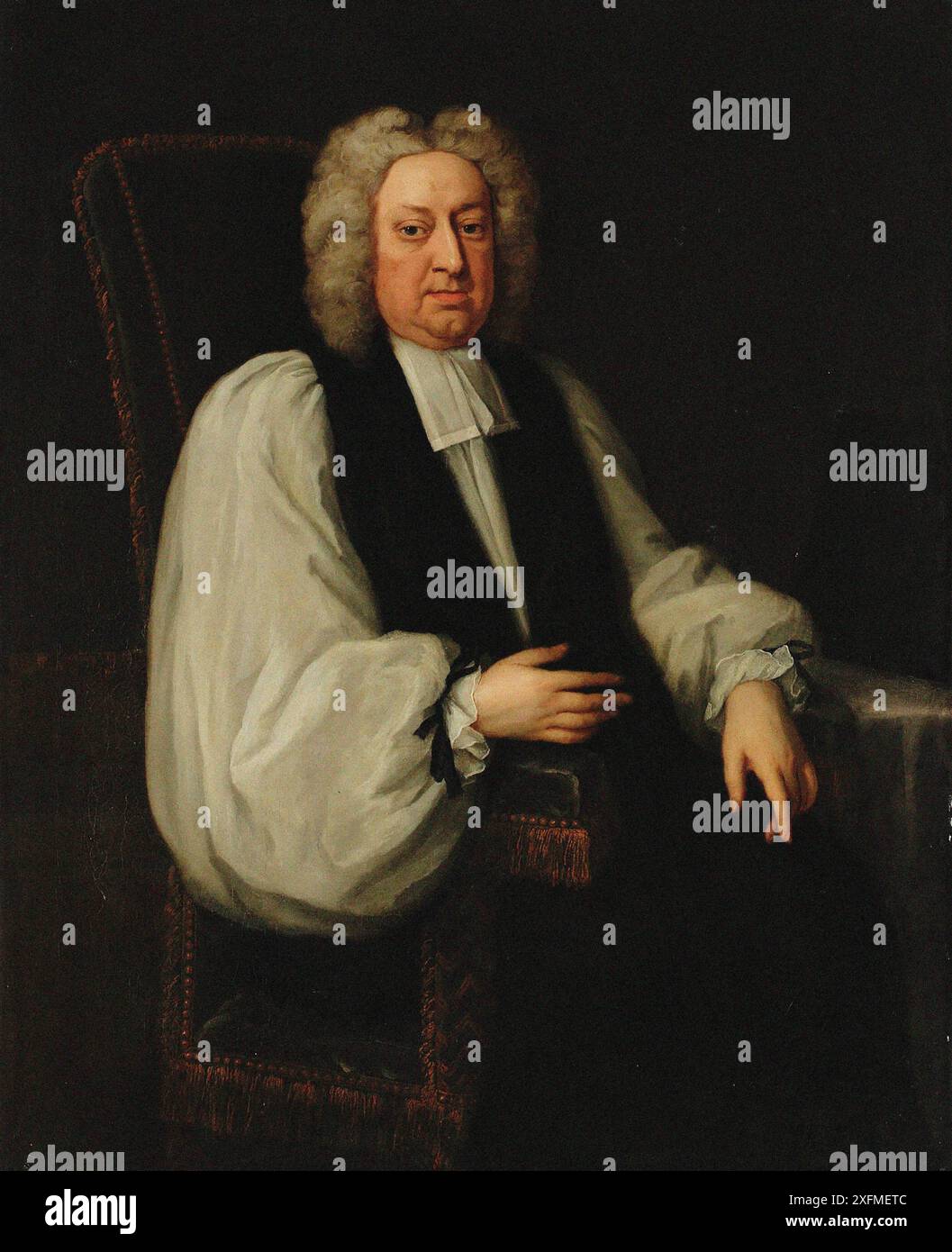 Portrait de Jonathan Swift (1667-1745). Musée : COLLECTION PRIVÉE. Auteur : MICHAEL DAHL. Banque D'Images