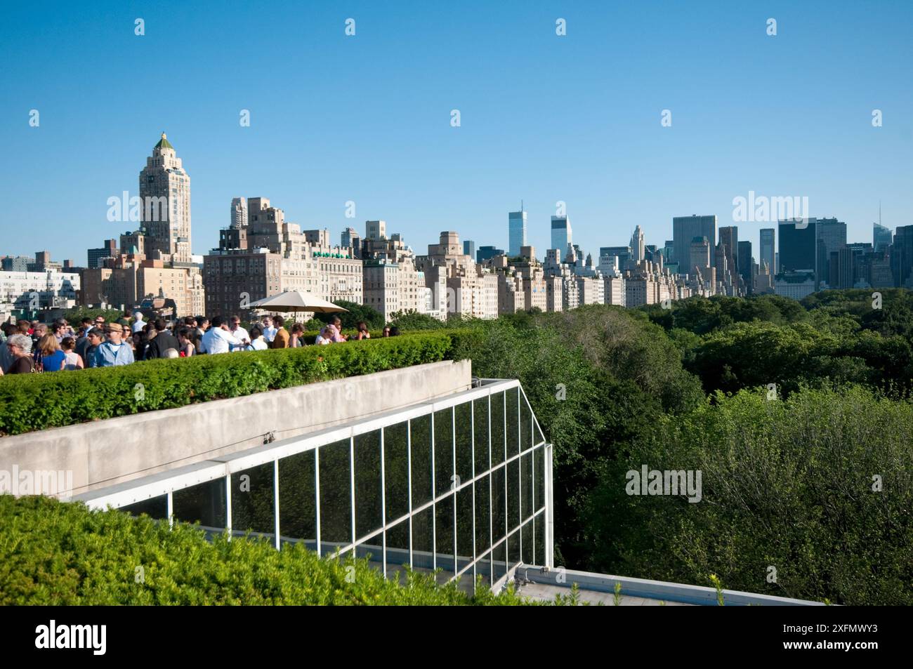 United States, New York, Manhattan, East Side, Metropolitan Museum of Art, toit Banque D'Images