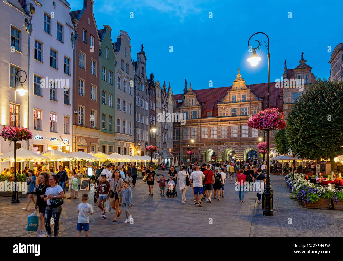 Długi Targ - long Market Square, Gdansk, Gdańsk, Pologne Banque D'Images