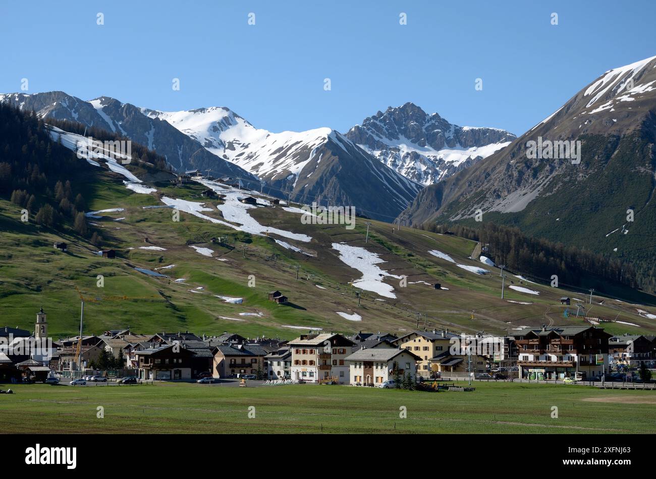 Livigno, Lombardie, Italie, Europe Banque D'Images