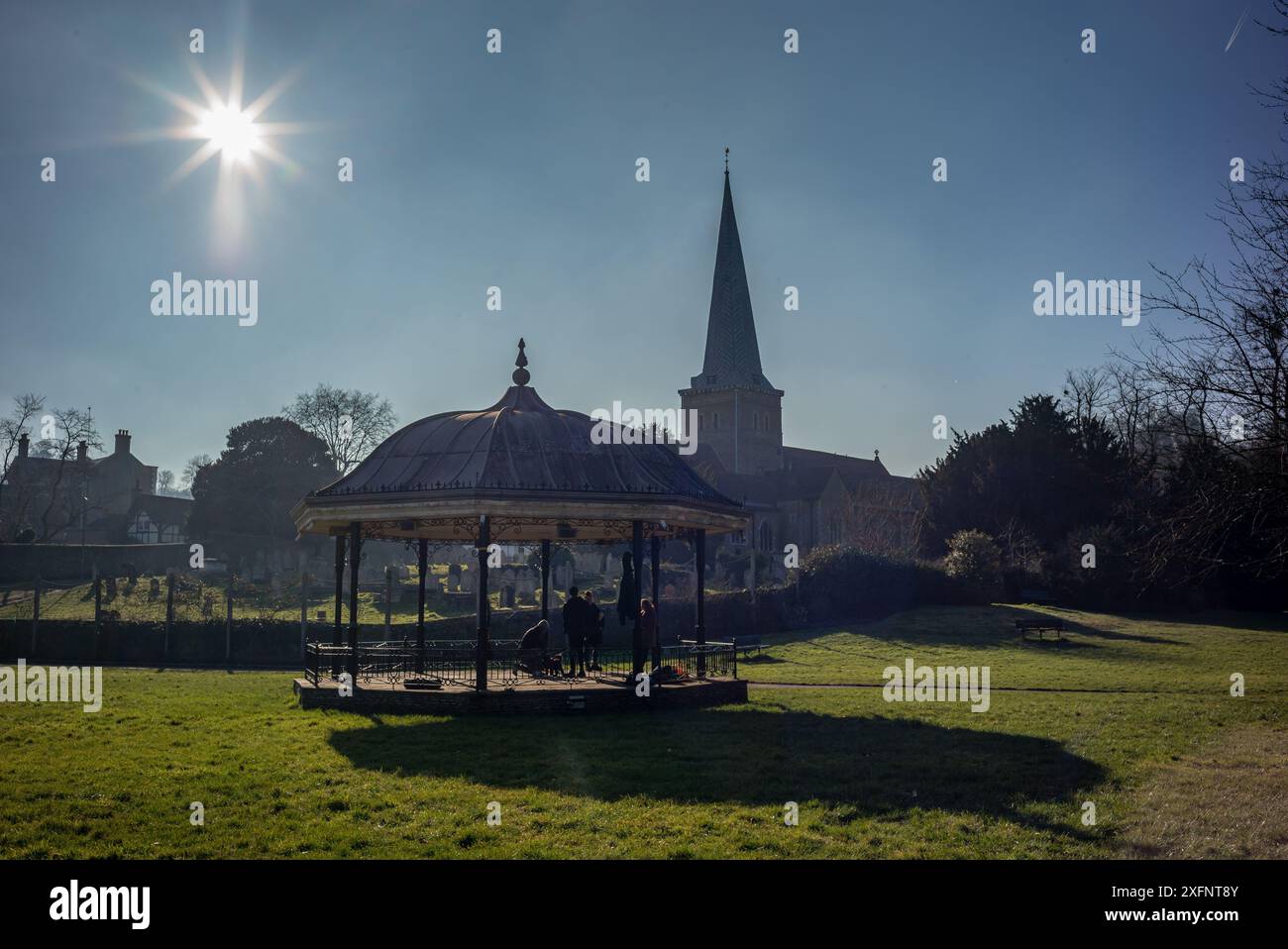 Godalming Town, Surrey, Angleterre. Ville dans les Surrey Hills où vit le député conservateur Jeremy Hunt. Banque D'Images