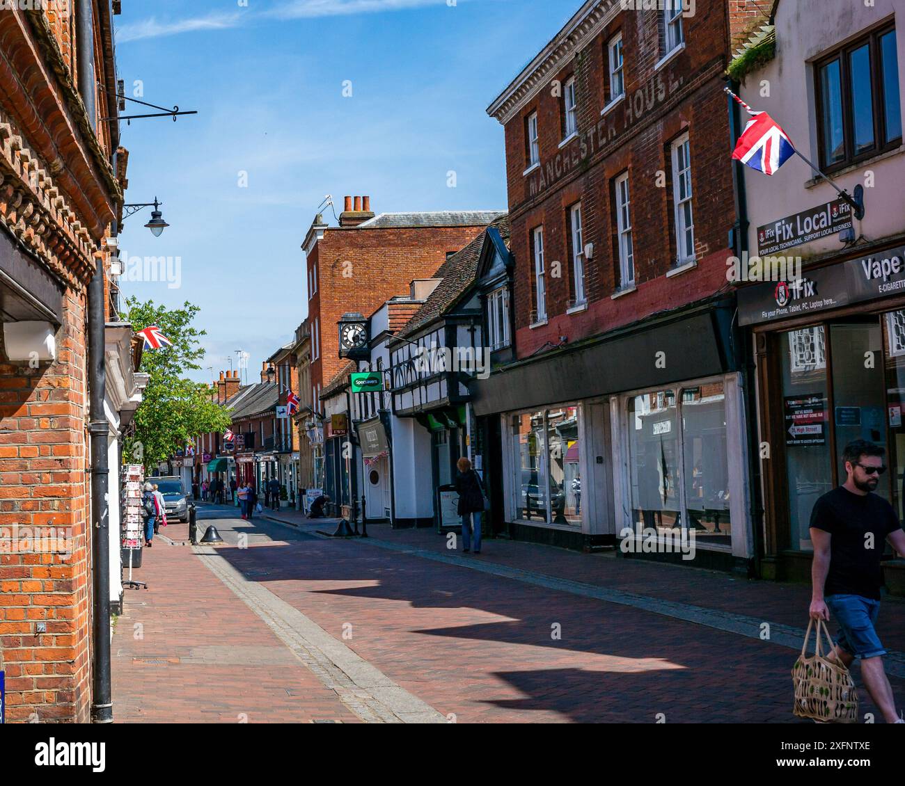 Godalming Town, Surrey, Angleterre. Ville dans les Surrey Hills où vit le député conservateur Jeremy Hunt. Banque D'Images