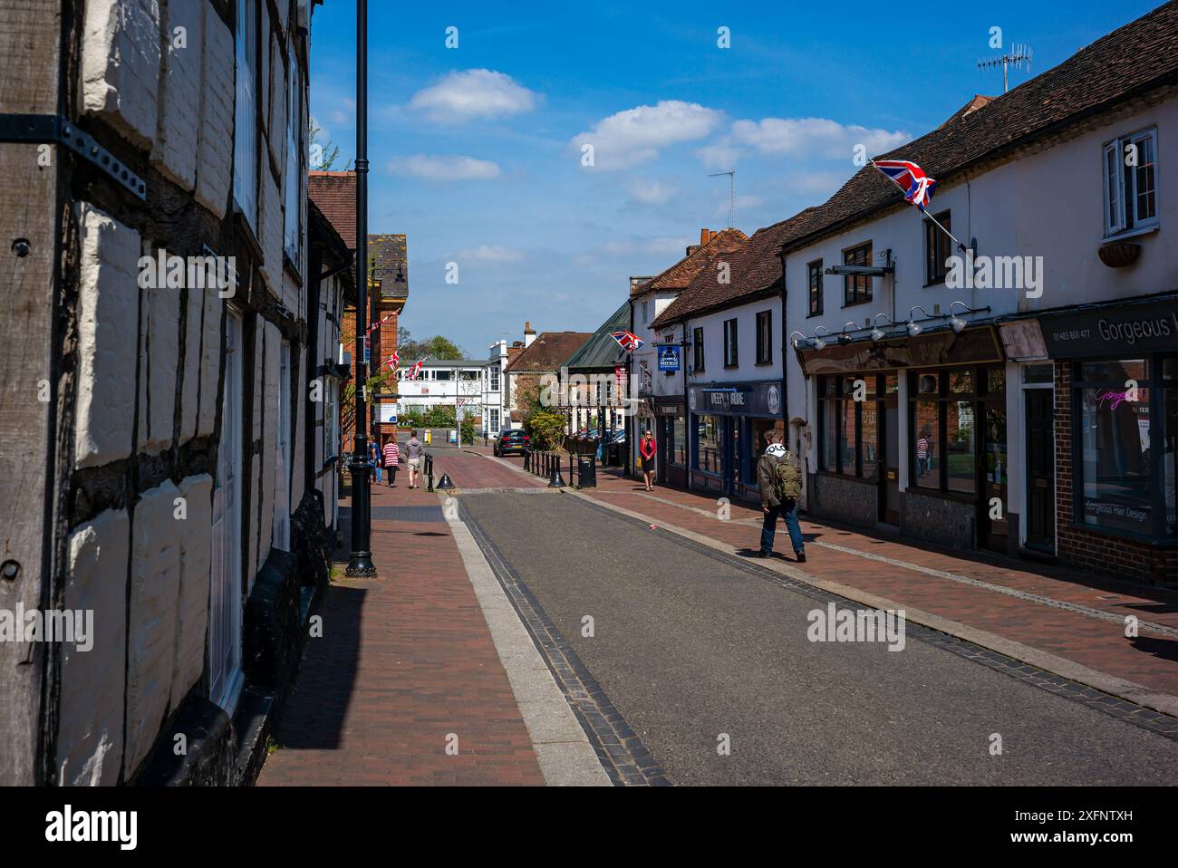 Godalming Town, Surrey, Angleterre. Ville dans les Surrey Hills où vit le député conservateur Jeremy Hunt. Banque D'Images