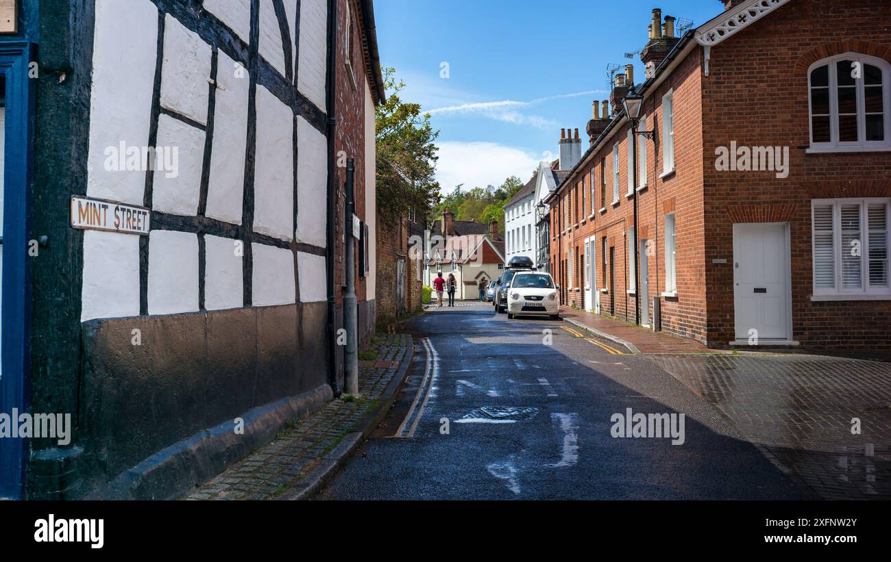 Godalming Town, Surrey, Angleterre. Ville dans les Surrey Hills où vit le député conservateur Jeremy Hunt. Banque D'Images