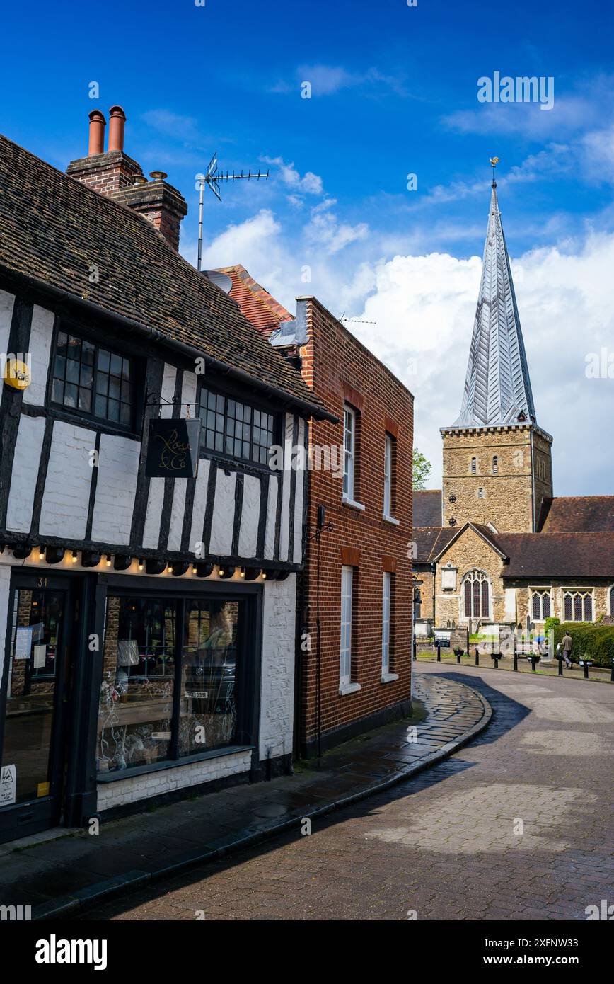 Godalming Town, Surrey, Angleterre. Ville dans les Surrey Hills où vit le député conservateur Jeremy Hunt. Banque D'Images