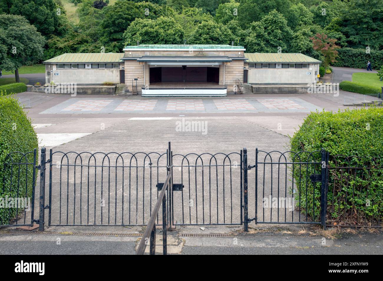 Ross Bandstand, West Princes Street Gardens, Édimbourg, Écosse, Royaume-Uni Banque D'Images