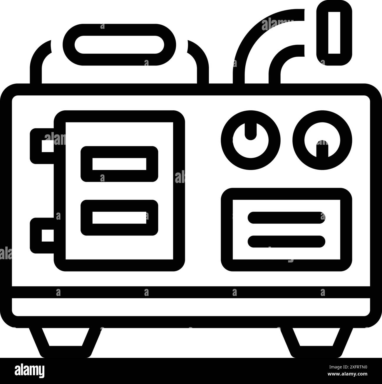 Icône pour les générateurs, électrique Illustration de Vecteur