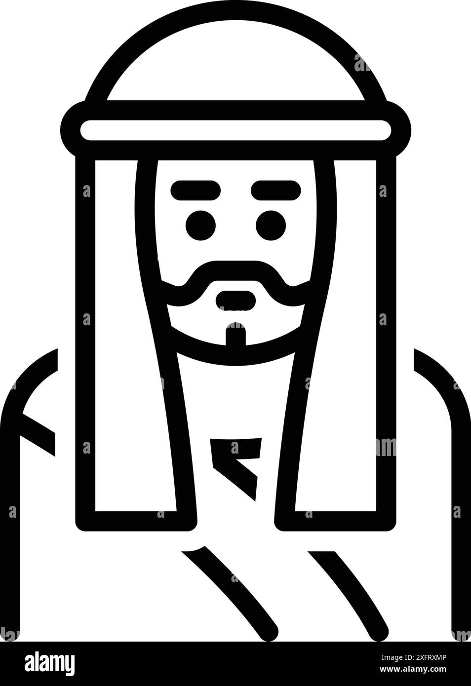 Icône pour joseph, chef joseph Illustration de Vecteur Icône pour joseph, chef joseph Illustration de Vecteur