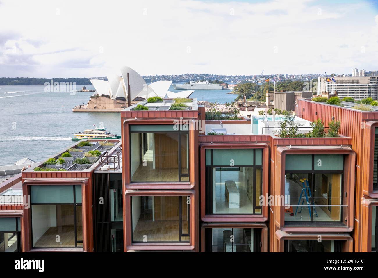 Le bâtiment Sirius dans le quartier Rocks de Sydney, modernisé et rénové par des propriétaires privés JDH Capital et maintenant commercialisé à la vente, Sydney, Nouvelle-Galles du Sud Banque D'Images