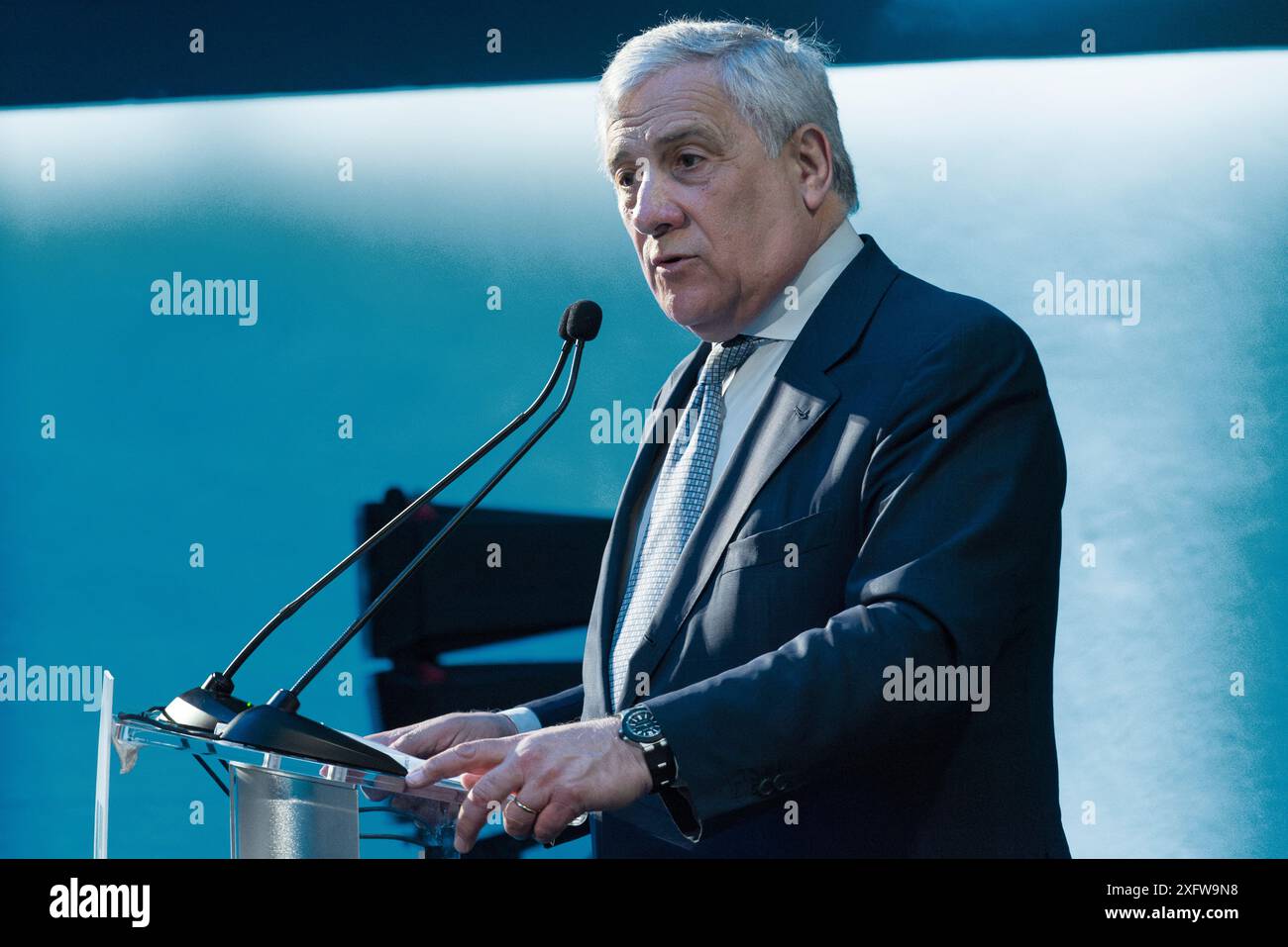 Rome, Italie. Dans la photo Antonio Tajani (ministre des Affaires étrangères et de la coopération internationale). UTILISATION ÉDITORIALE UNIQUEMENT ! NON DESTINÉ À UN USAGE COMMERCIAL ! Banque D'Images