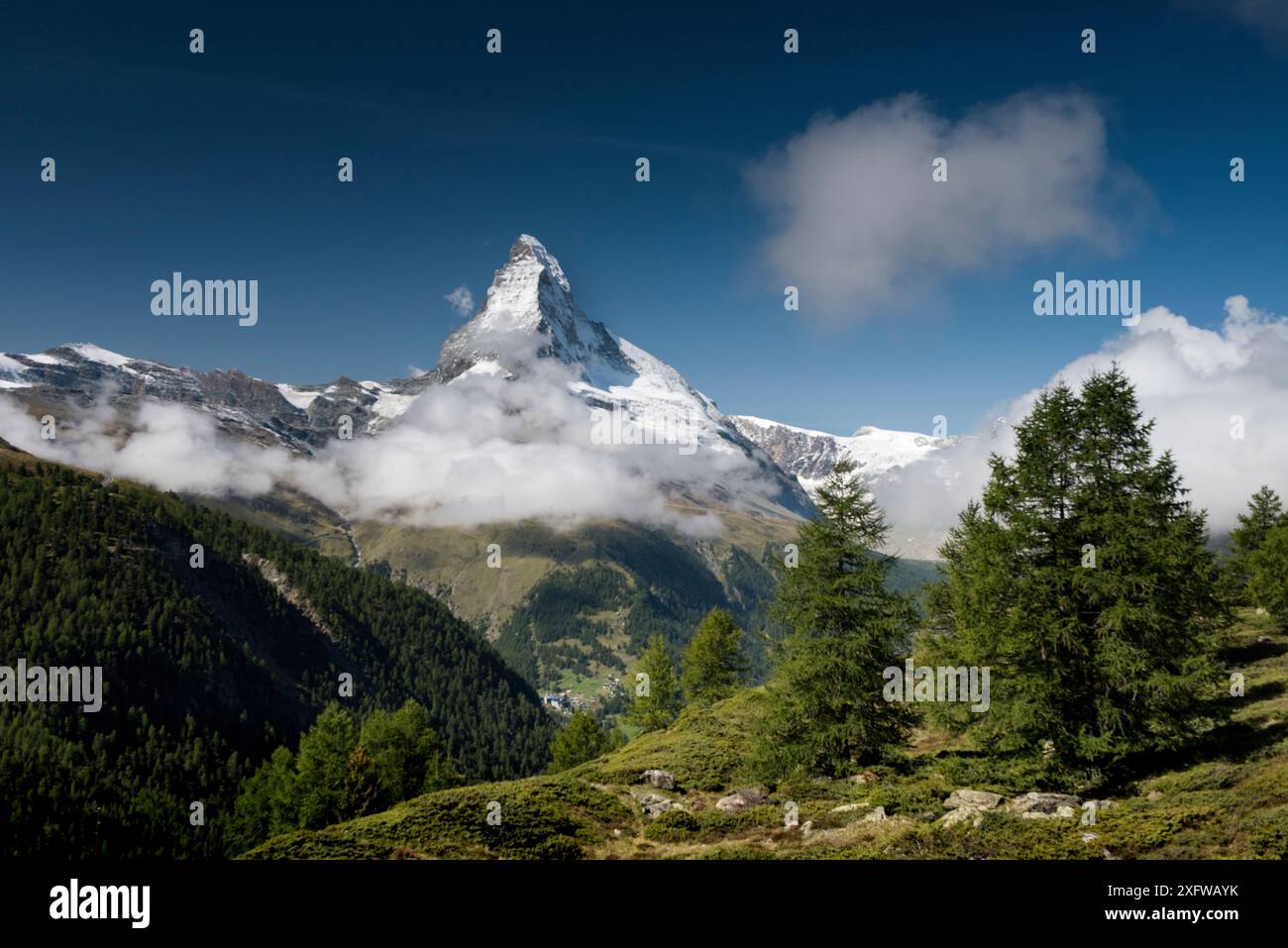 Le Cervin, près de Zermatt, Suisse, septembre 2017. Banque D'Images