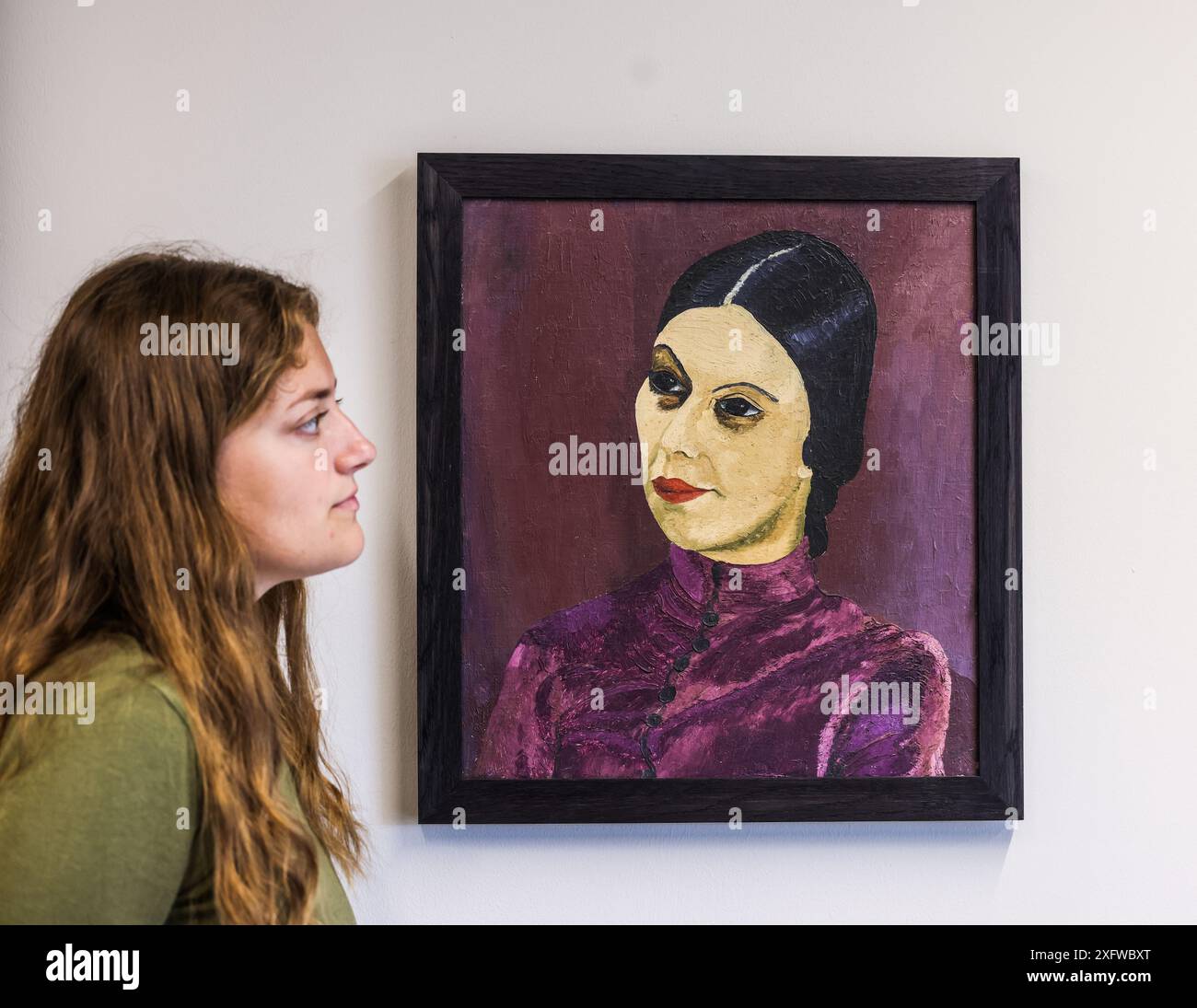 Sudbury Norfolk, Royaume-Uni. 05 juillet 2024. L'exposition décrit leurs carrières extraordinaires et entrelacées en tant que partenaires artistiques et romantiques: des années 1920 et 30, quand ils étaient au centre des scènes bohème et avant-gardistes de Newlyn, Londres et Paris, aux années 1940 et au-delà, quand le duo était basé dans le Suffolk.6 juillet - 3 novembre 2024.Paul Quezada-Neiman/Alamy Live News Credit : Paul Quezada-Neiman/Alamy Live News Banque D'Images