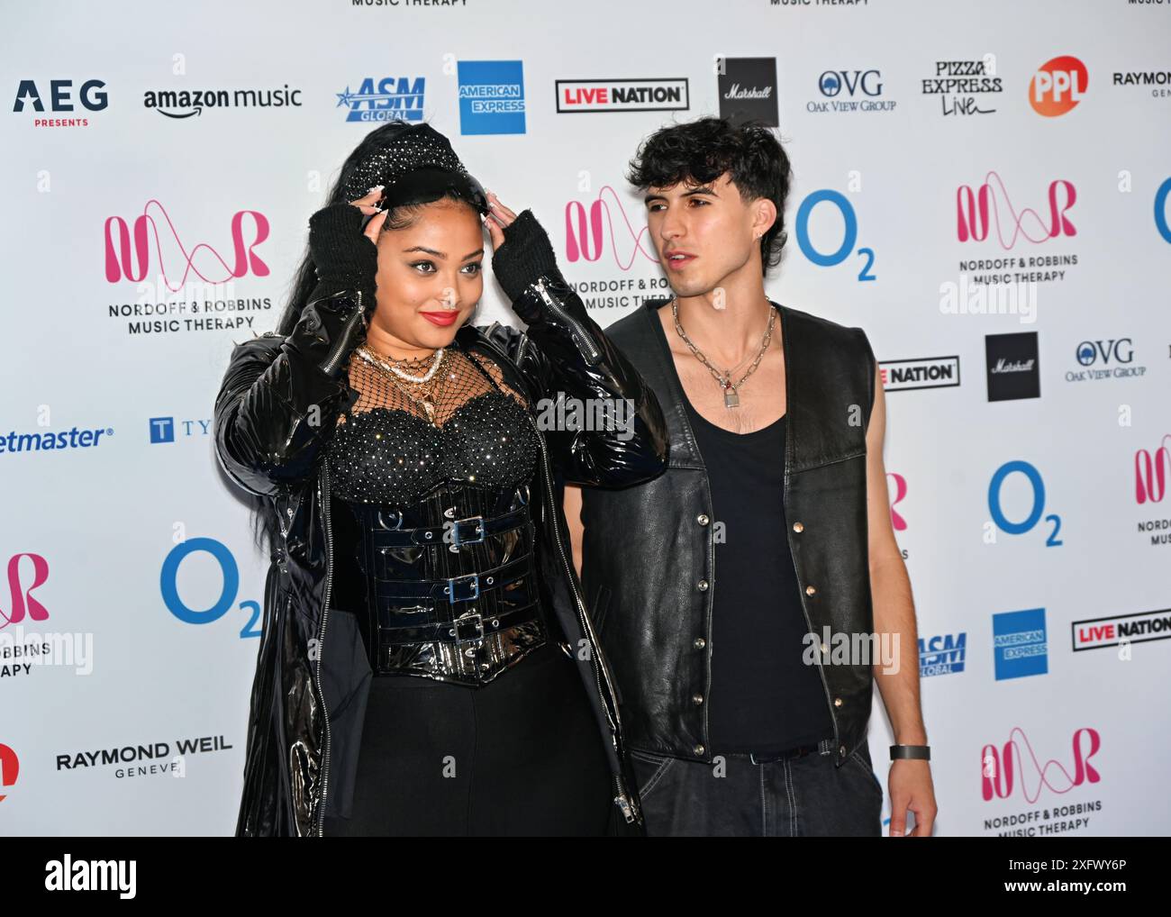 LONDRES, ROYAUME-UNI. 5 juillet 2024. Nordoff and Robbins O2 Silver clefs Awards 2024 est un événement annuel prestigieux organisé par la plus grande association caritative de musicothérapie du Royaume-Uni Nordoff and Robbins au JW Marriott Grosvenor House, Londres, Royaume-Uni. Crédit : Voir Li/Picture Capital/Alamy Live News Banque D'Images