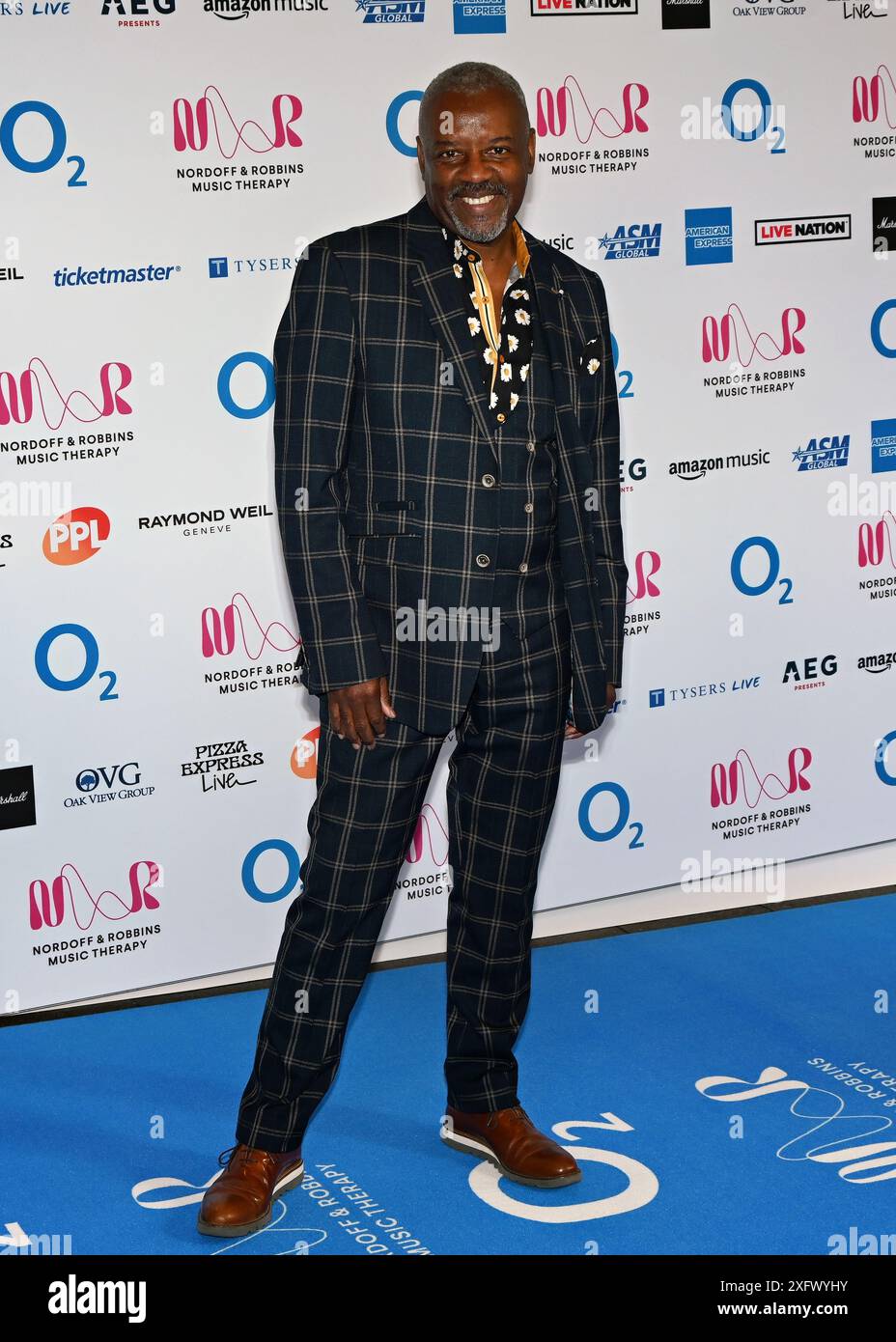 LONDRES, ROYAUME-UNI. 5 juillet 2024. David Grant assiste aux Nordoff et Robbins O2 Silver clefs Awards 2024, un événement annuel prestigieux organisé par la plus grande association caritative de musicothérapie du Royaume-Uni Nordoff et Robbins au JW Marriott Grosvenor House, Londres, Royaume-Uni. Crédit : Voir Li/Picture Capital/Alamy Live News Banque D'Images