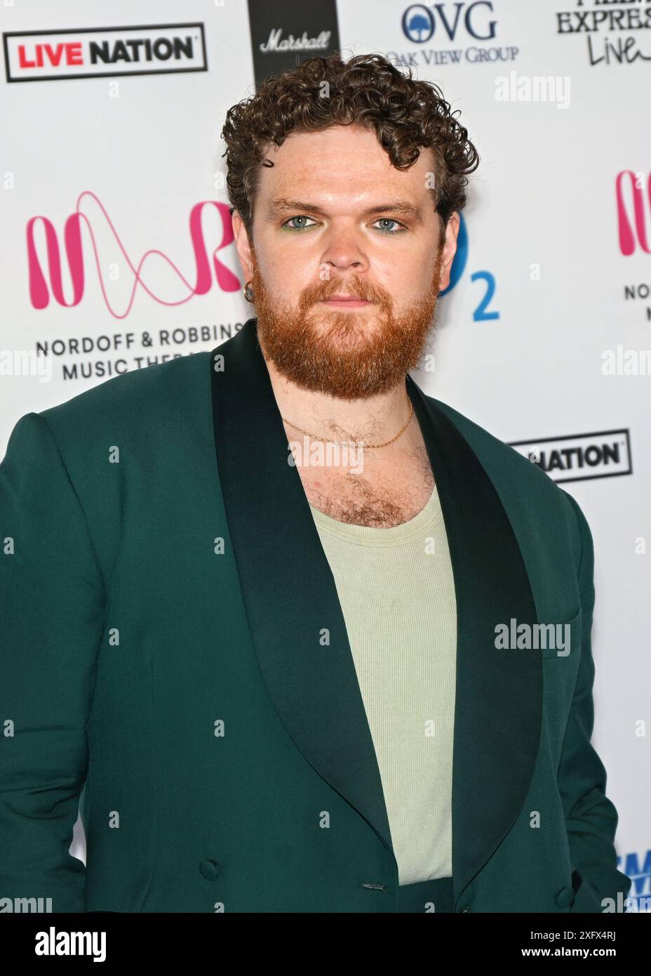 LONDRES, ROYAUME-UNI. 5 juillet 2024. Jack Garratt assiste aux Nordoff et Robbins O2 Silver clefs Awards 2024, un événement annuel prestigieux organisé par la plus grande association caritative de musicothérapie du Royaume-Uni Nordoff et Robbins au JW Marriott Grosvenor House, Londres, Royaume-Uni. Crédit : Voir Li/Picture Capital/Alamy Live News Banque D'Images