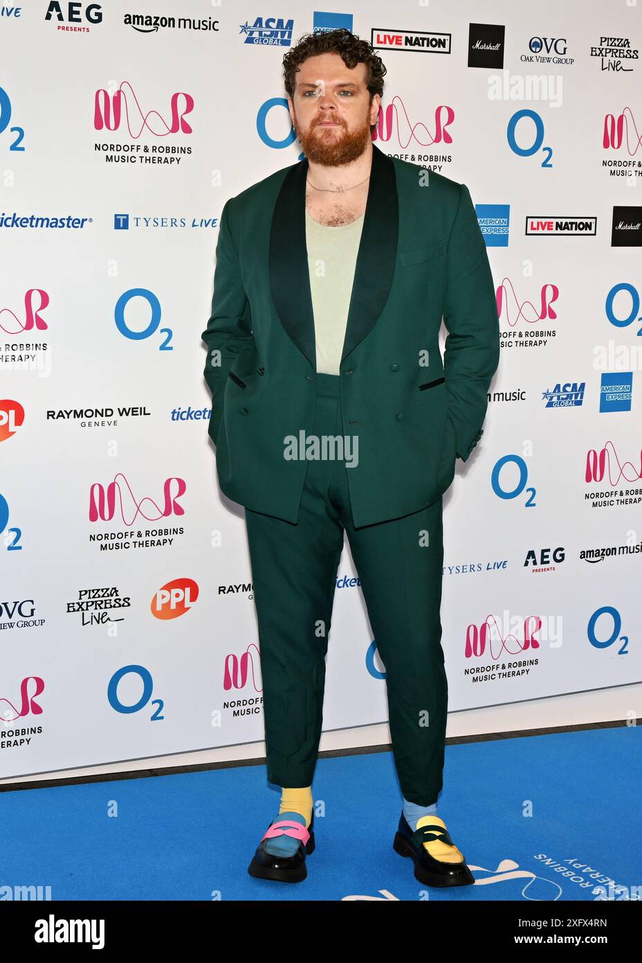 LONDRES, ROYAUME-UNI. 5 juillet 2024. Jack Garratt assiste aux Nordoff et Robbins O2 Silver clefs Awards 2024, un événement annuel prestigieux organisé par la plus grande association caritative de musicothérapie du Royaume-Uni Nordoff et Robbins au JW Marriott Grosvenor House, Londres, Royaume-Uni. Crédit : Voir Li/Picture Capital/Alamy Live News Banque D'Images
