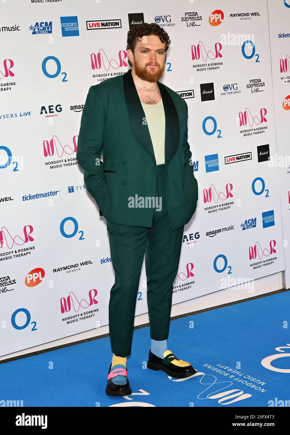 LONDRES, ROYAUME-UNI. 5 juillet 2024. Jack Garratt assiste aux Nordoff et Robbins O2 Silver clefs Awards 2024, un événement annuel prestigieux organisé par la plus grande association caritative de musicothérapie du Royaume-Uni Nordoff et Robbins au JW Marriott Grosvenor House, Londres, Royaume-Uni. Crédit : Voir Li/Picture Capital/Alamy Live News Banque D'Images