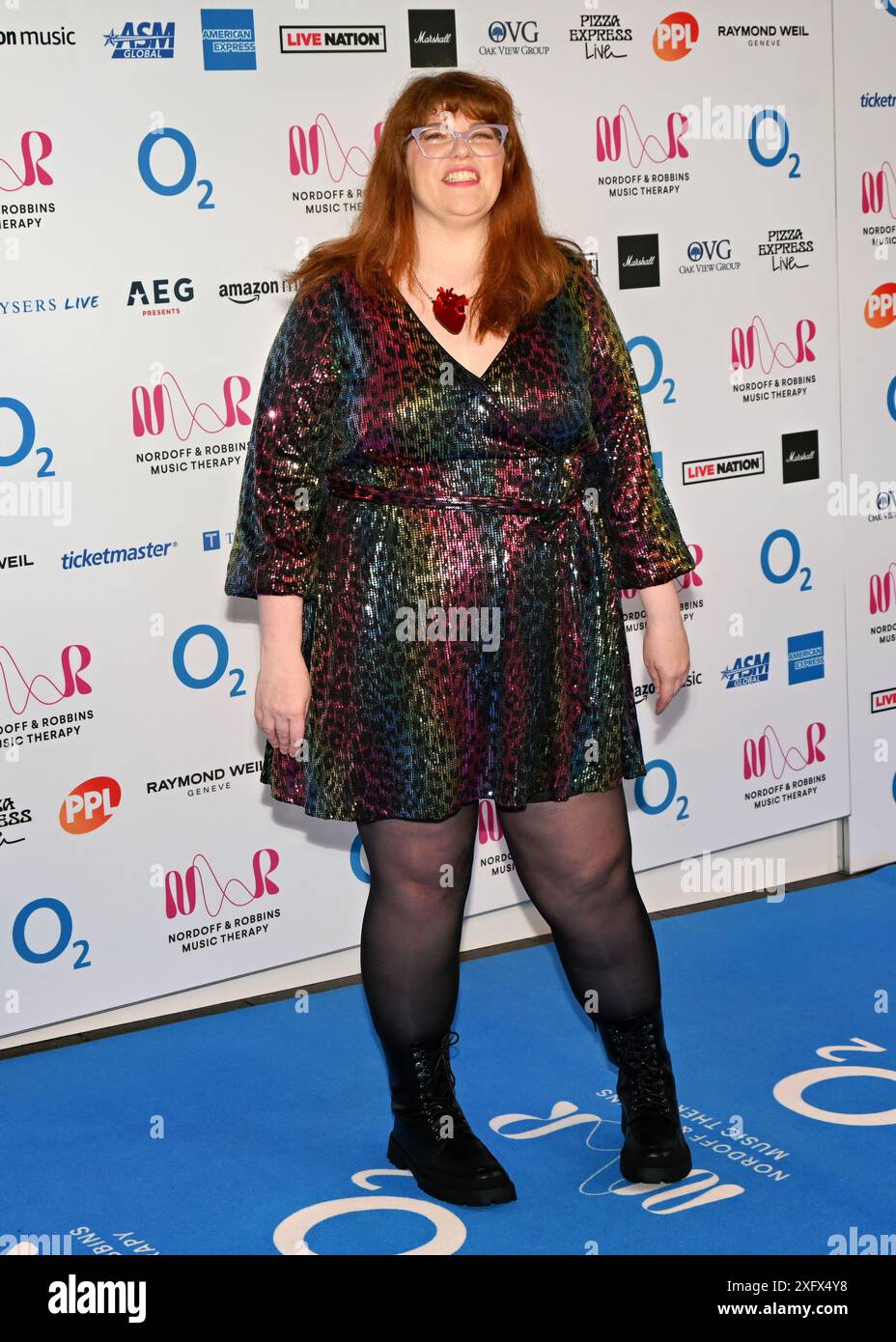 LONDRES, ROYAUME-UNI. 5 juillet 2024. Jenny Ryan assiste aux Nordoff et Robbins O2 Silver clefs Awards 2024, un événement annuel prestigieux organisé par la plus grande association caritative de musicothérapie du Royaume-Uni Nordoff et Robbins au JW Marriott Grosvenor House, Londres, Royaume-Uni. Crédit : Voir Li/Picture Capital/Alamy Live News Banque D'Images
