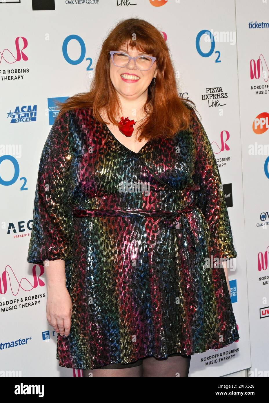 LONDRES, ROYAUME-UNI. 5 juillet 2024. Jenny Ryan assiste aux Nordoff et Robbins O2 Silver clefs Awards 2024, un événement annuel prestigieux organisé par la plus grande association caritative de musicothérapie du Royaume-Uni Nordoff et Robbins au JW Marriott Grosvenor House, Londres, Royaume-Uni. Crédit : Voir Li/Picture Capital/Alamy Live News Banque D'Images