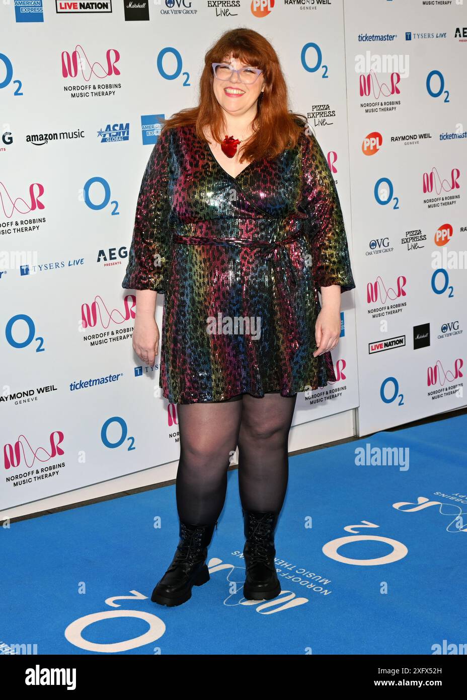 LONDRES, ROYAUME-UNI. 5 juillet 2024. Jenny Ryan assiste aux Nordoff et Robbins O2 Silver clefs Awards 2024, un événement annuel prestigieux organisé par la plus grande association caritative de musicothérapie du Royaume-Uni Nordoff et Robbins au JW Marriott Grosvenor House, Londres, Royaume-Uni. Crédit : Voir Li/Picture Capital/Alamy Live News Banque D'Images