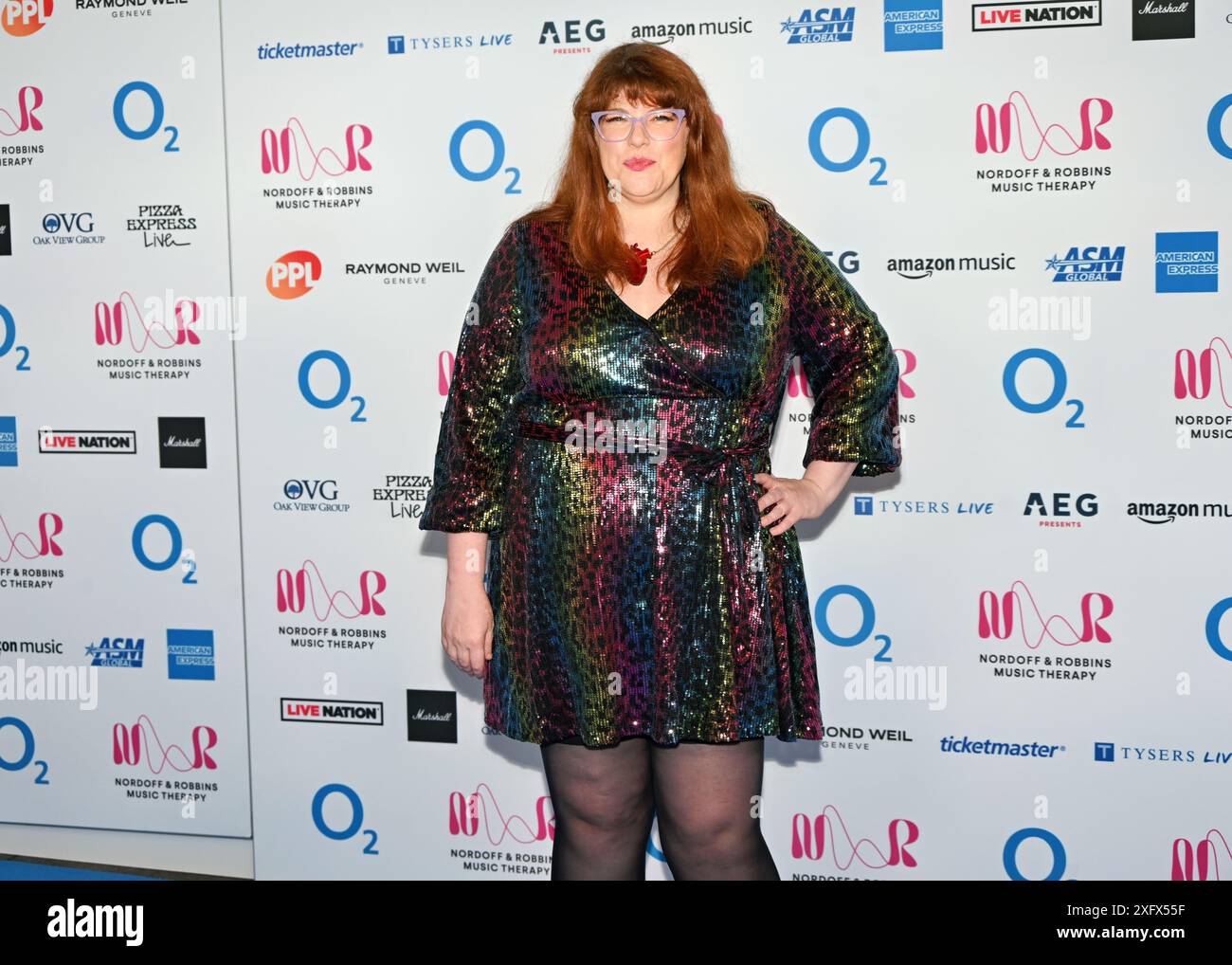 LONDRES, ROYAUME-UNI. 5 juillet 2024. Nordoff and Robbins O2 Silver clefs Awards 2024 est un événement annuel prestigieux organisé par la plus grande association caritative de musicothérapie du Royaume-Uni Nordoff and Robbins au JW Marriott Grosvenor House, Londres, Royaume-Uni. Crédit : Voir Li/Picture Capital/Alamy Live News Banque D'Images