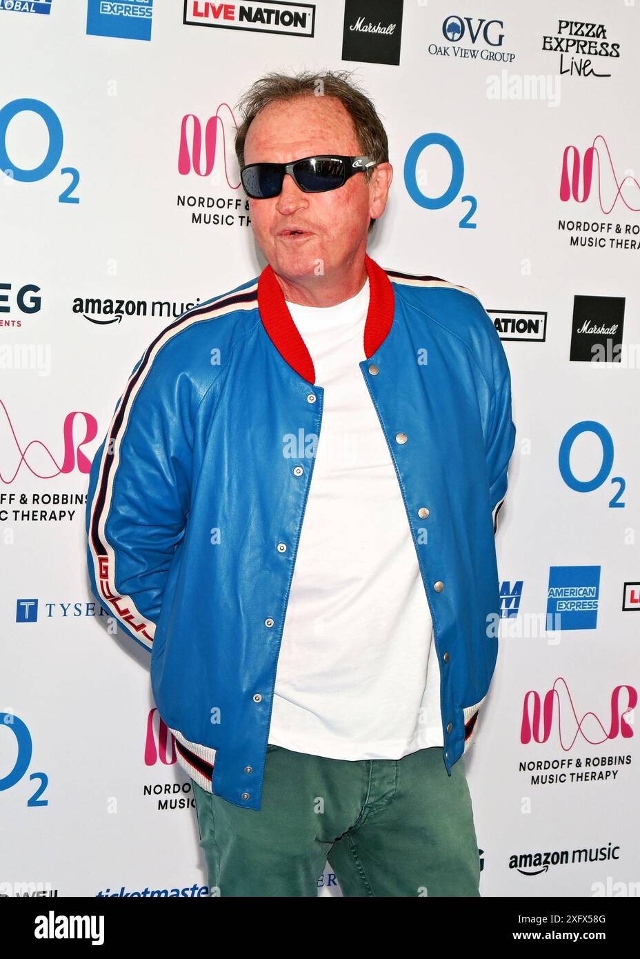 LONDRES, ROYAUME-UNI. 5 juillet 2024. Mark King assiste aux Nordoff et Robbins O2 Silver clefs Awards 2024, un événement annuel prestigieux organisé par la plus grande association caritative de musicothérapie du Royaume-Uni Nordoff et Robbins au JW Marriott Grosvenor House, Londres, Royaume-Uni. Crédit : Voir Li/Picture Capital/Alamy Live News Banque D'Images