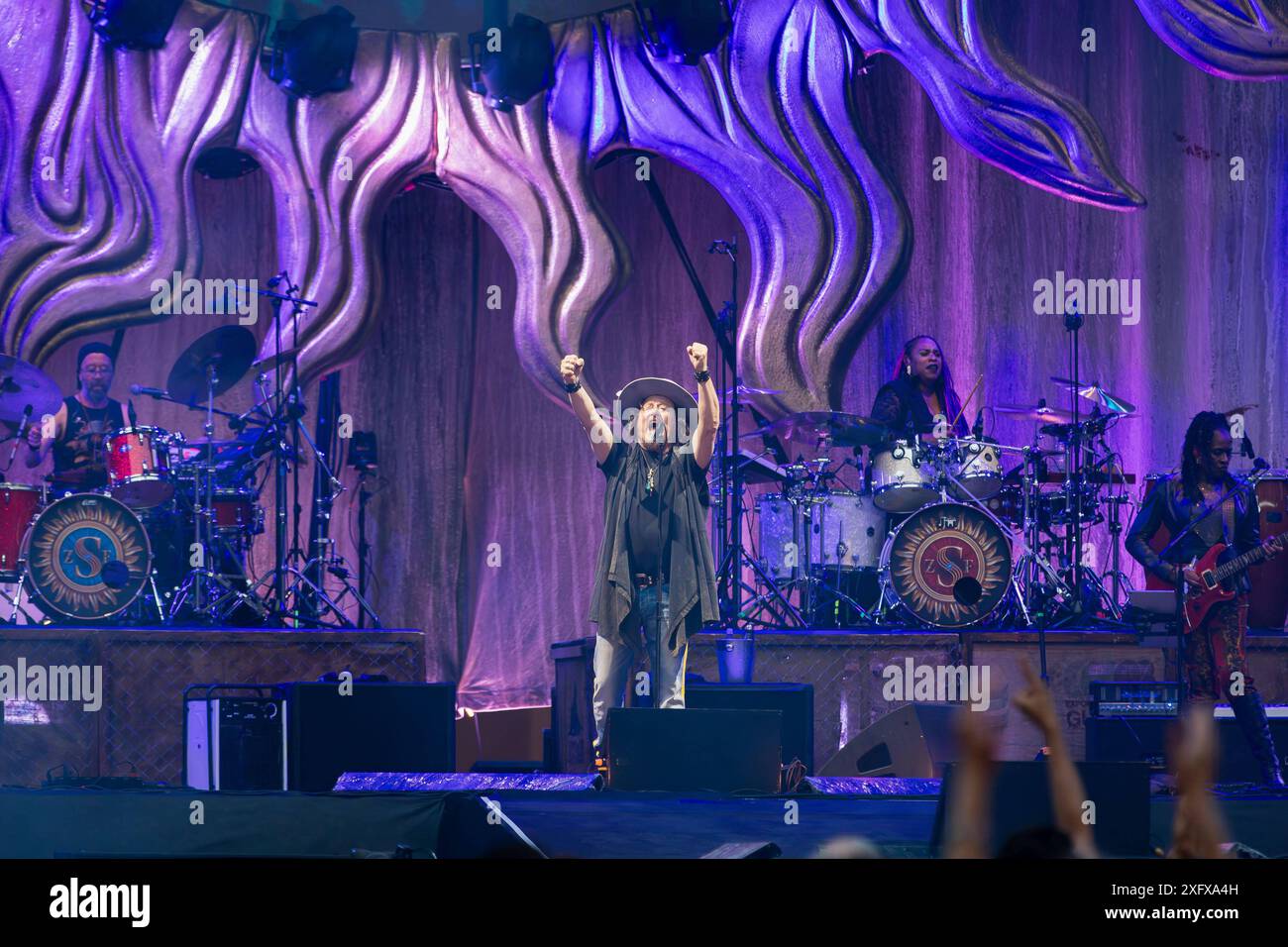 Concert de musique de chanteur italien - Zucchero Zucchero Milan Italie Copyright : xLucaxMicheli/TSCKx/xLiveMediax LPM 1431361 Banque D'Images