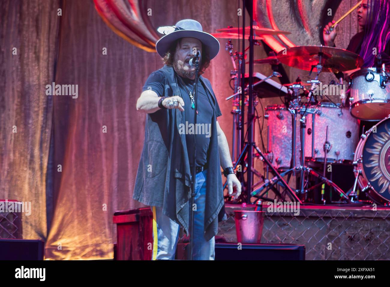 Concert de musique de chanteur italien - Zucchero Zucchero Milan Italie Copyright : xLucaxMicheli/TSCKx/xLiveMediax LPM 1431376 Banque D'Images