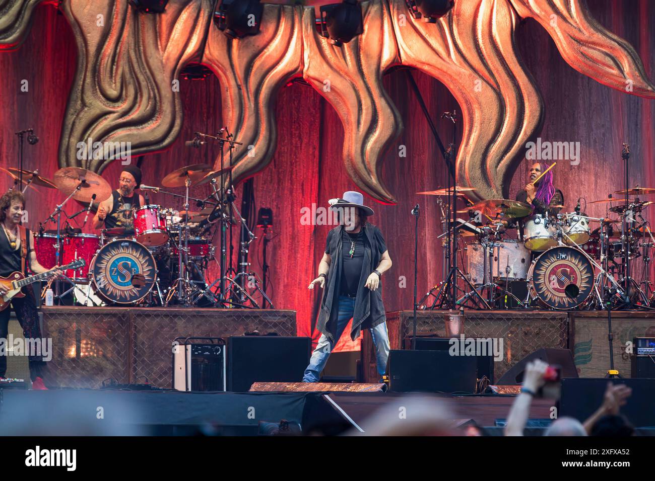 Concert de musique de chanteur italien - Zucchero Zucchero Milan Italie Copyright : xLucaxMicheli/TSCKx/xLiveMediax LPM 1431368 Banque D'Images