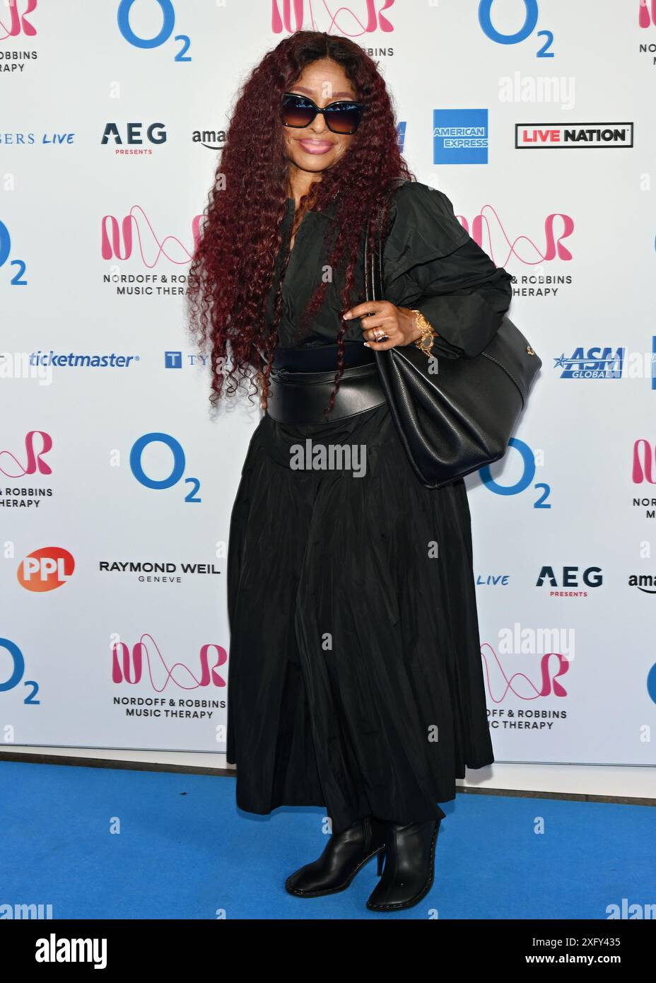 LONDRES, ANGLETERRE : 5 juillet 2024 : Chaka Khan participe aux Nordoff et Robbins O2 Silver clefs Awards 2024, un événement annuel prestigieux organisé par la plus grande association caritative de musicothérapie du Royaume-Uni Nordoff et Robbins au JW Marriott Grosvenor House, Londres, Royaume-Uni. Banque D'Images