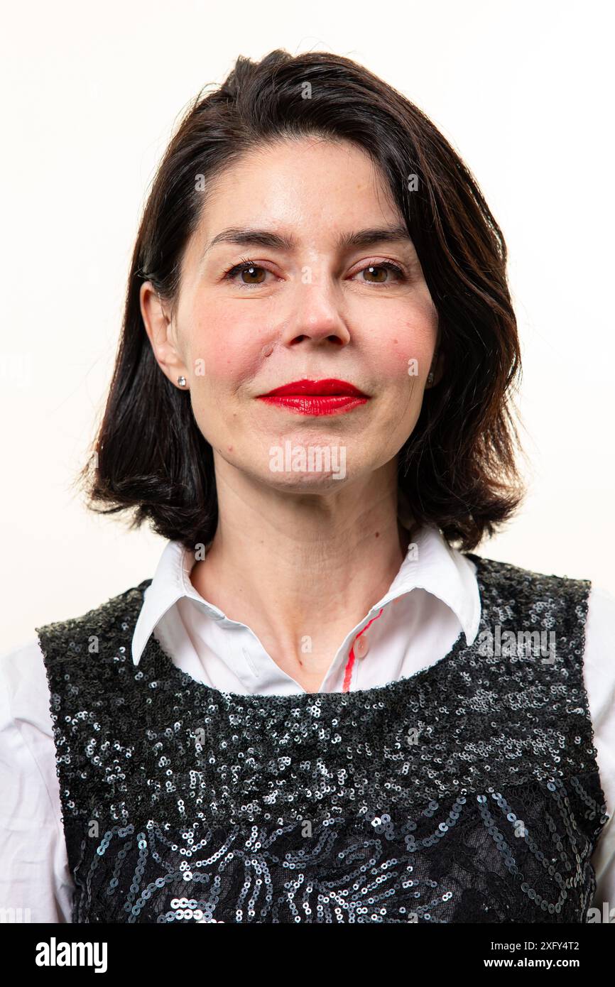 Bruxelles, Belgique. 04 juillet 2024. Valerie Glatigny de M. pose lors d'une séance photo, jeudi 04 juillet 2024, à la Chambre du parlement fédéral à Bruxelles. BELGA PHOTO KURT DESPLENTER crédit : Belga News Agency/Alamy Live News Banque D'Images