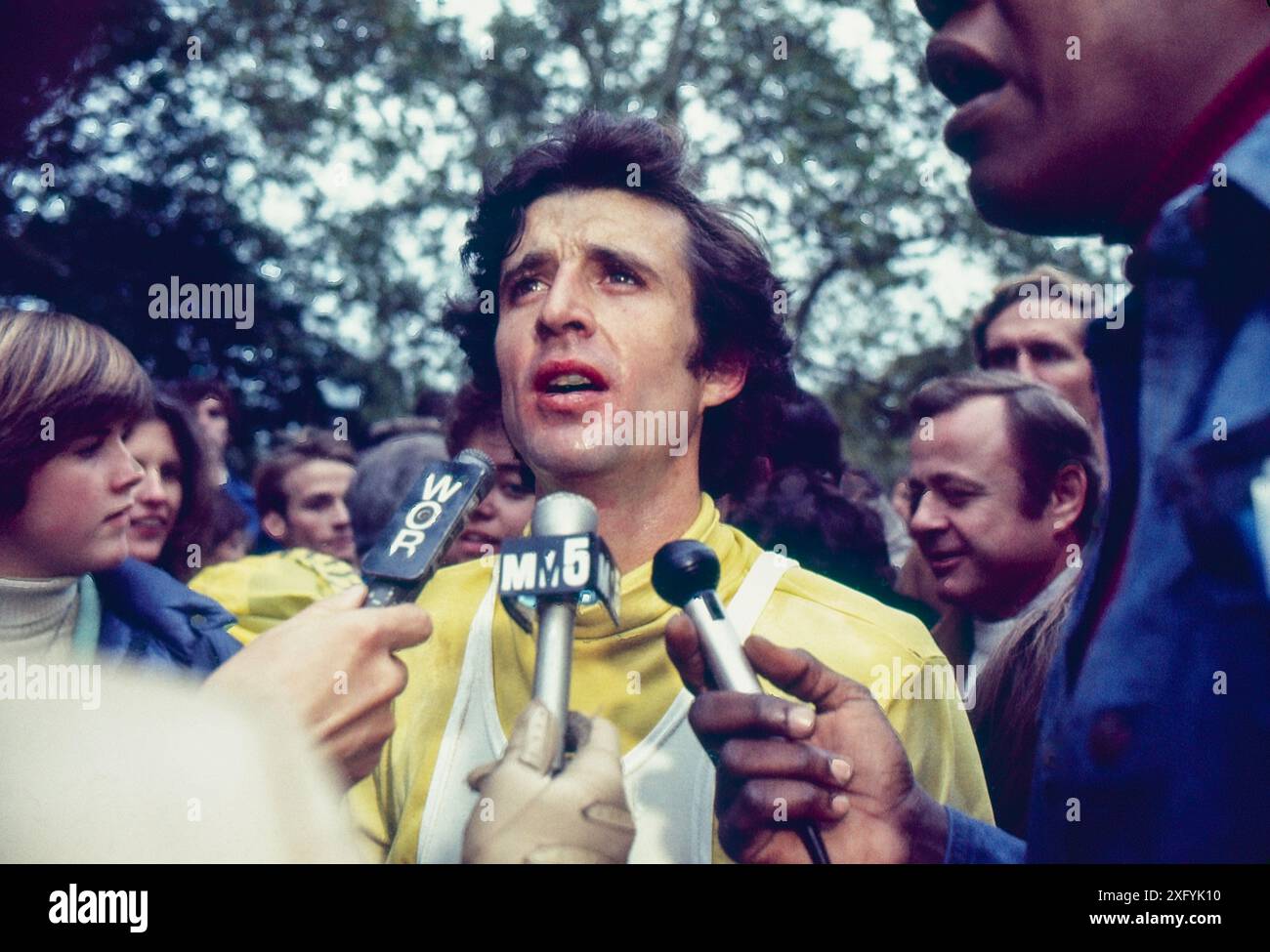 Frank Shorter (États-Unis) participe au marathon de New York 1976 Banque D'Images