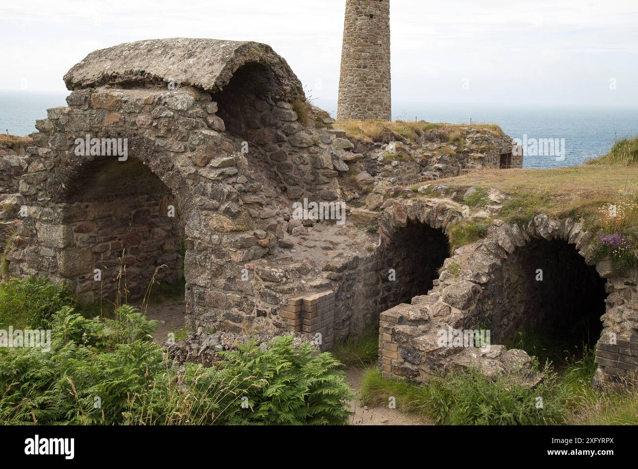 Botallack tin mine Banque D'Images